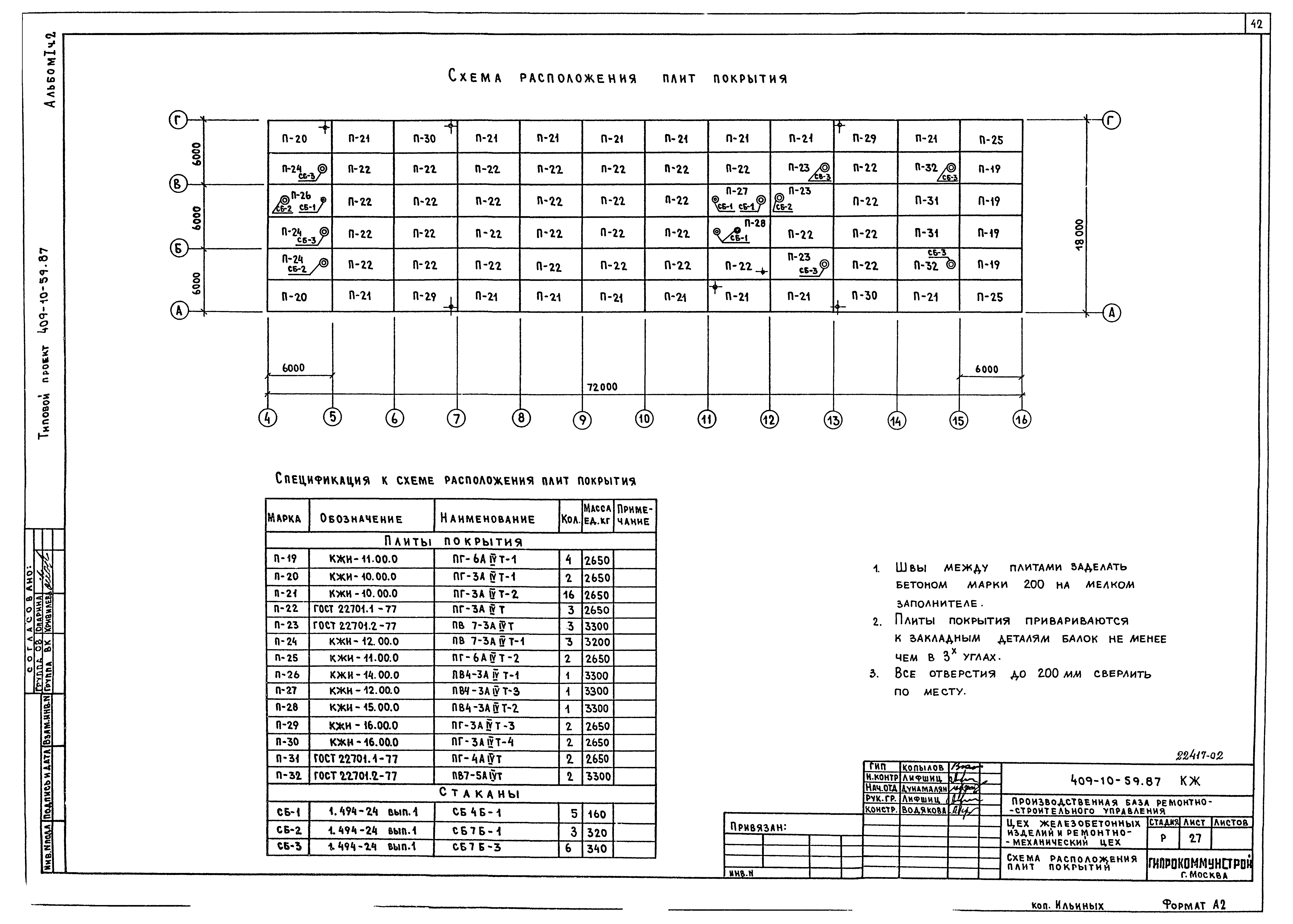 Типовой проект 409-10-59.87