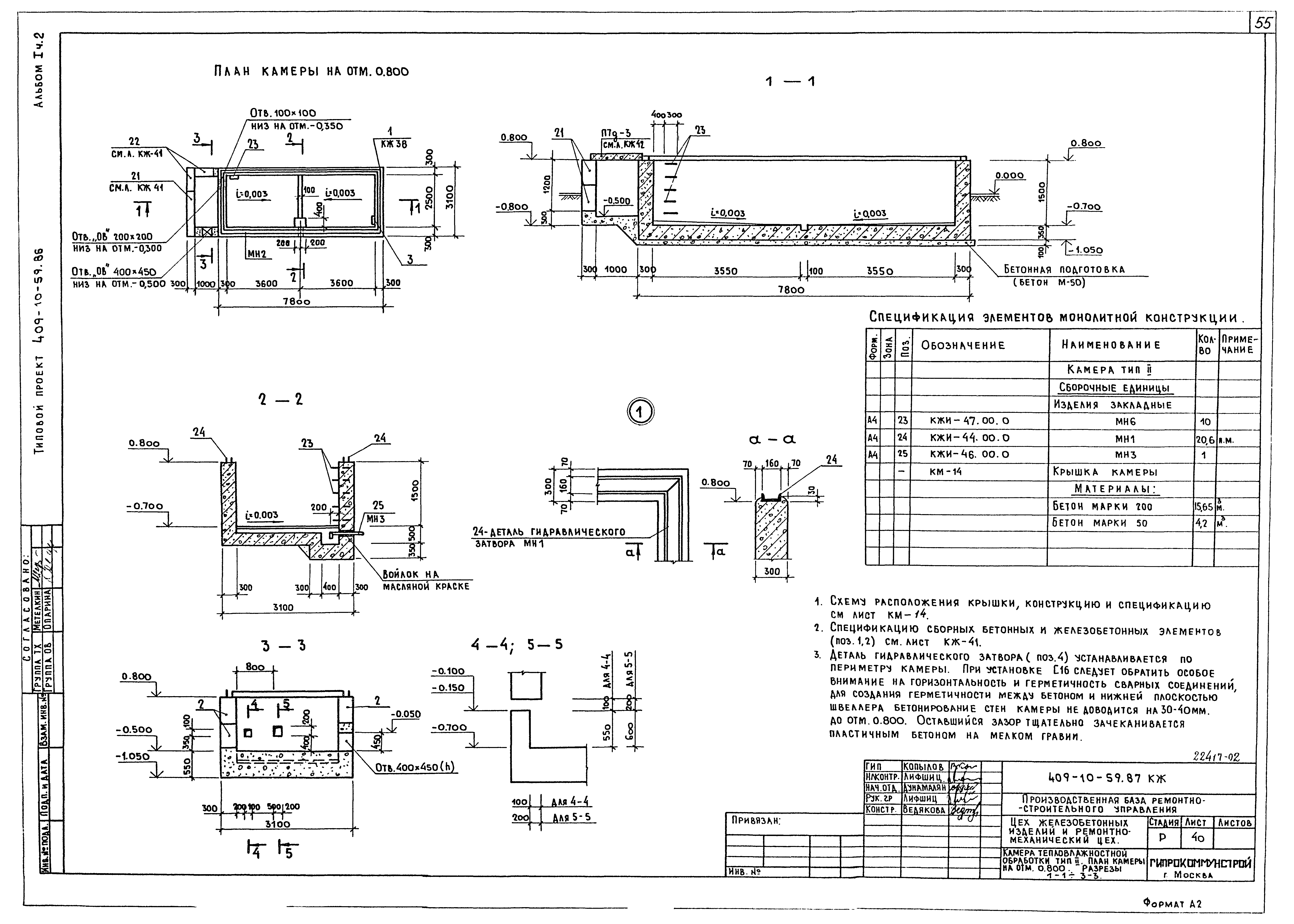 Типовой проект 409-10-59.87