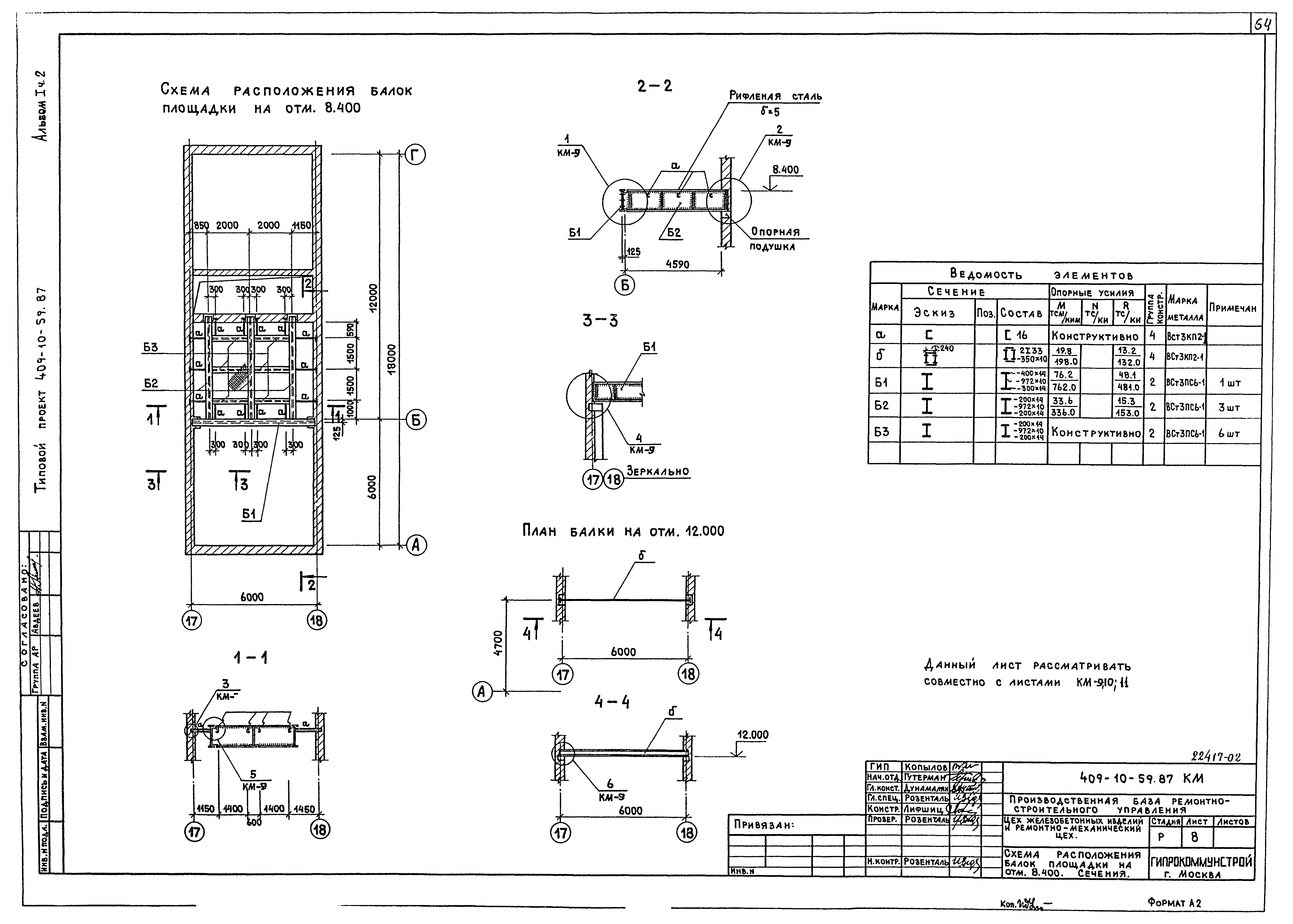 Типовой проект 409-10-59.87