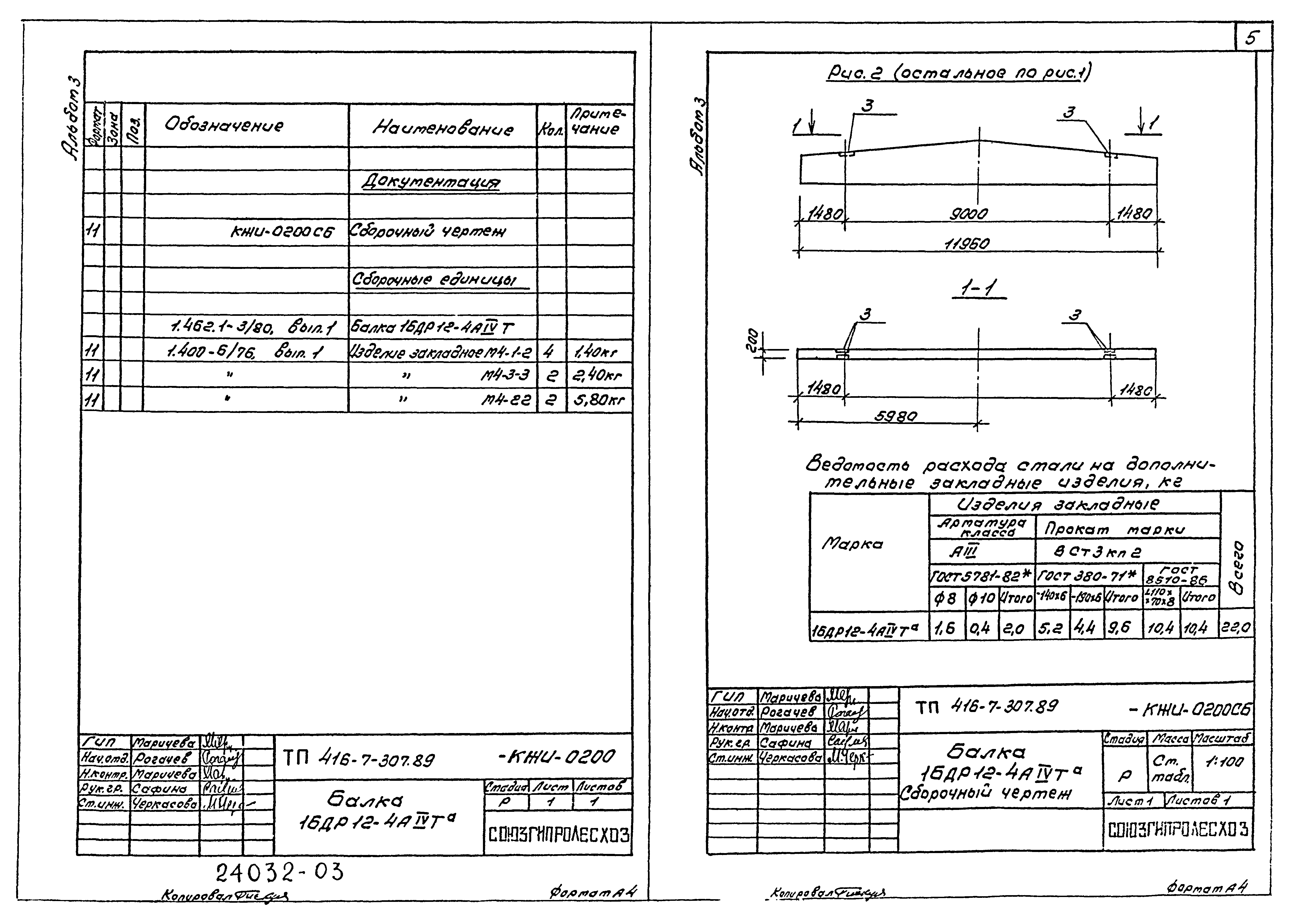 Типовой проект 416-7-307.89