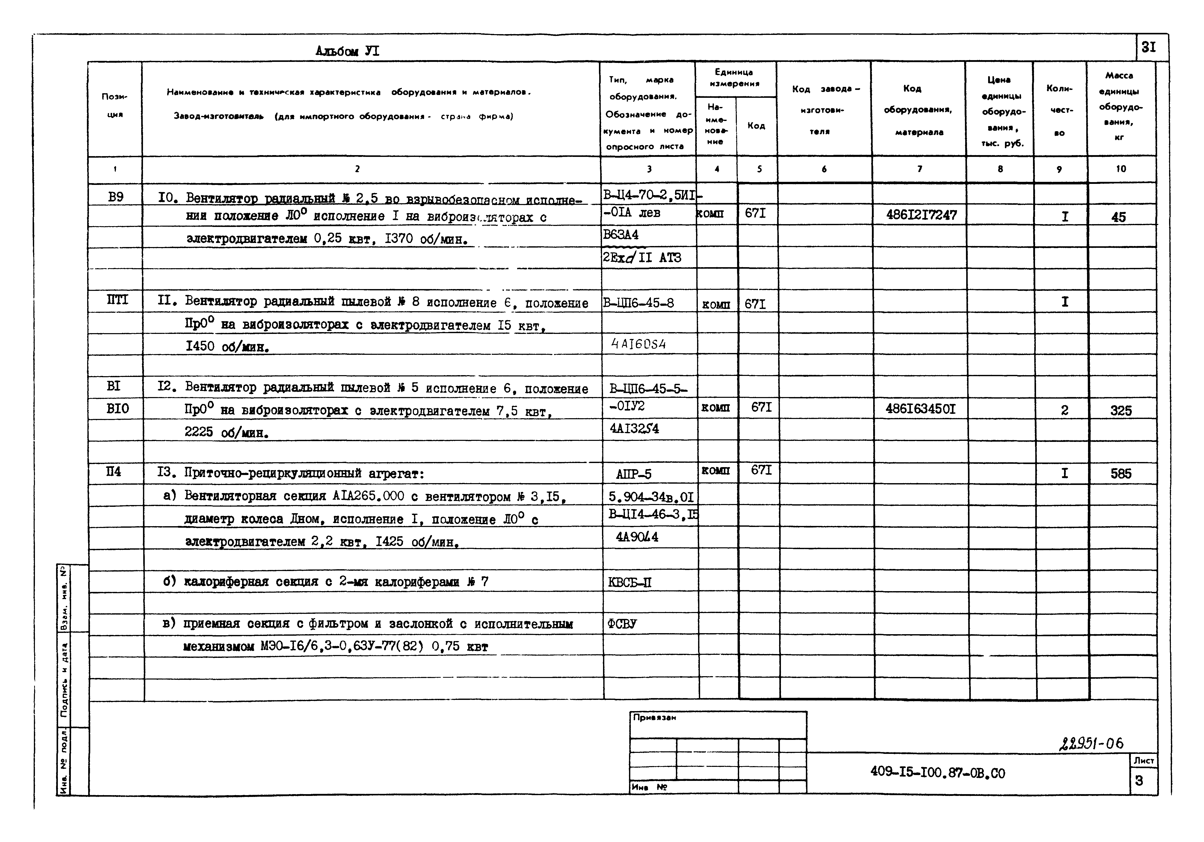 Типовой проект 409-15-100.87