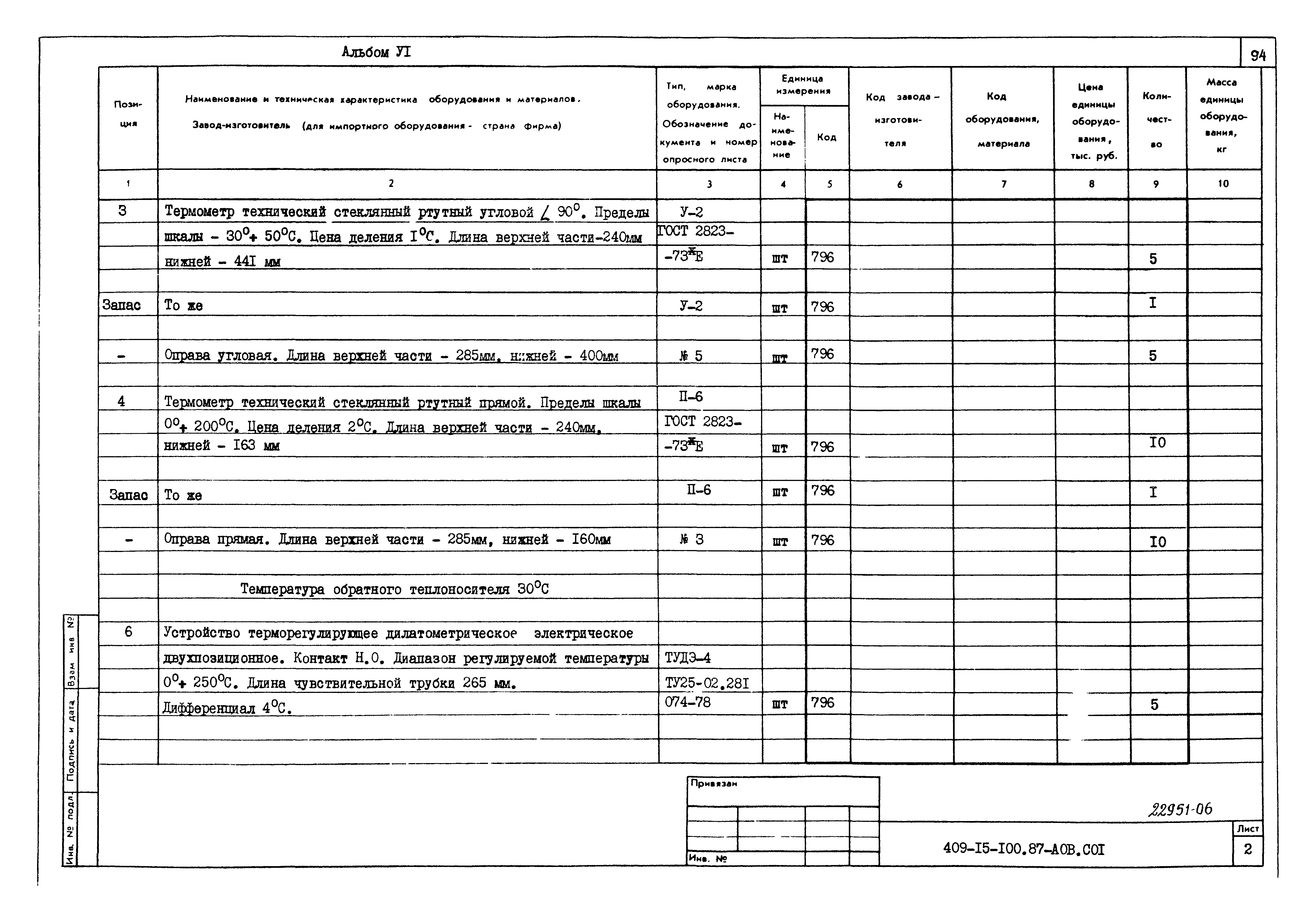 Типовой проект 409-15-100.87