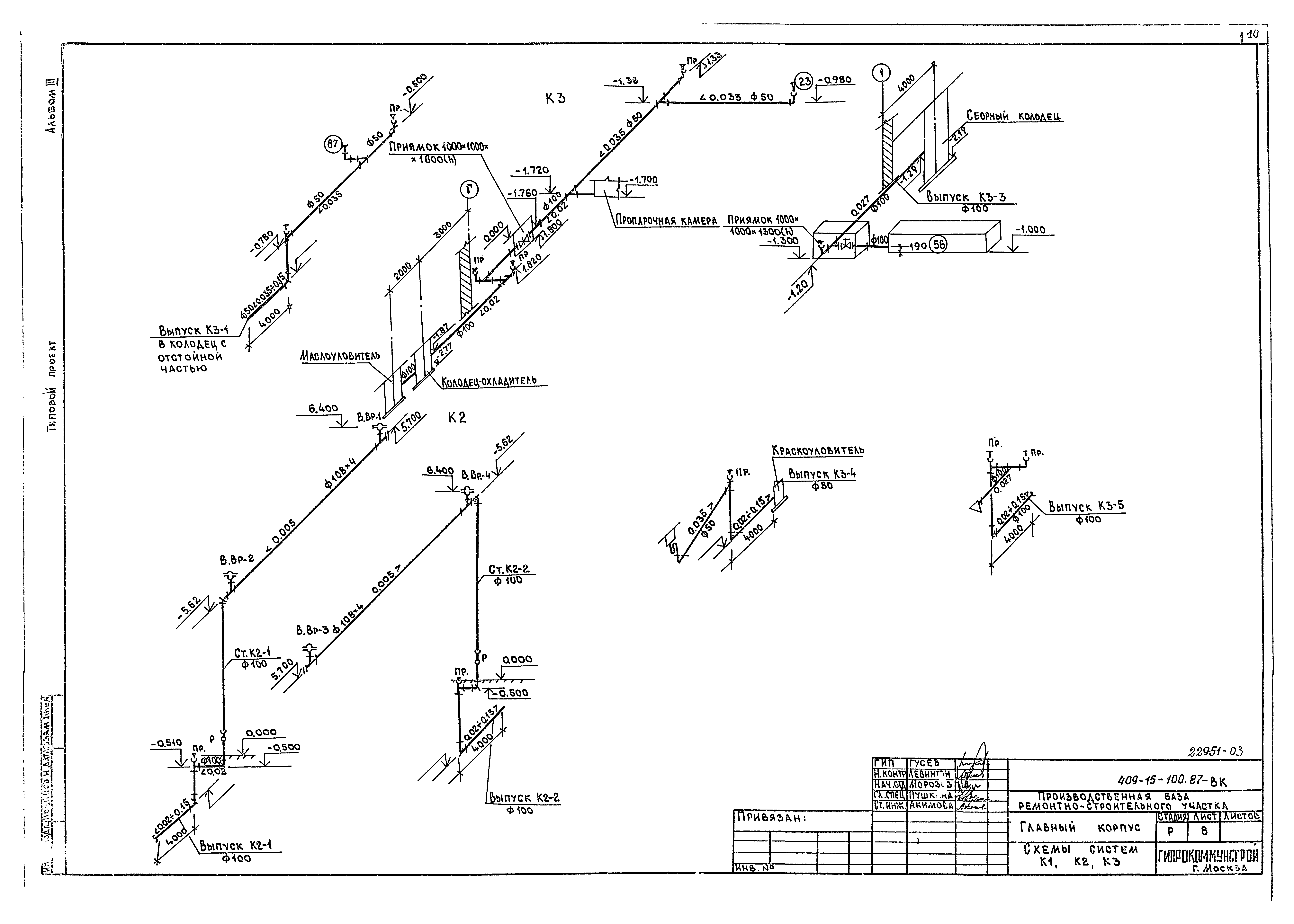 Типовой проект 409-15-100.87