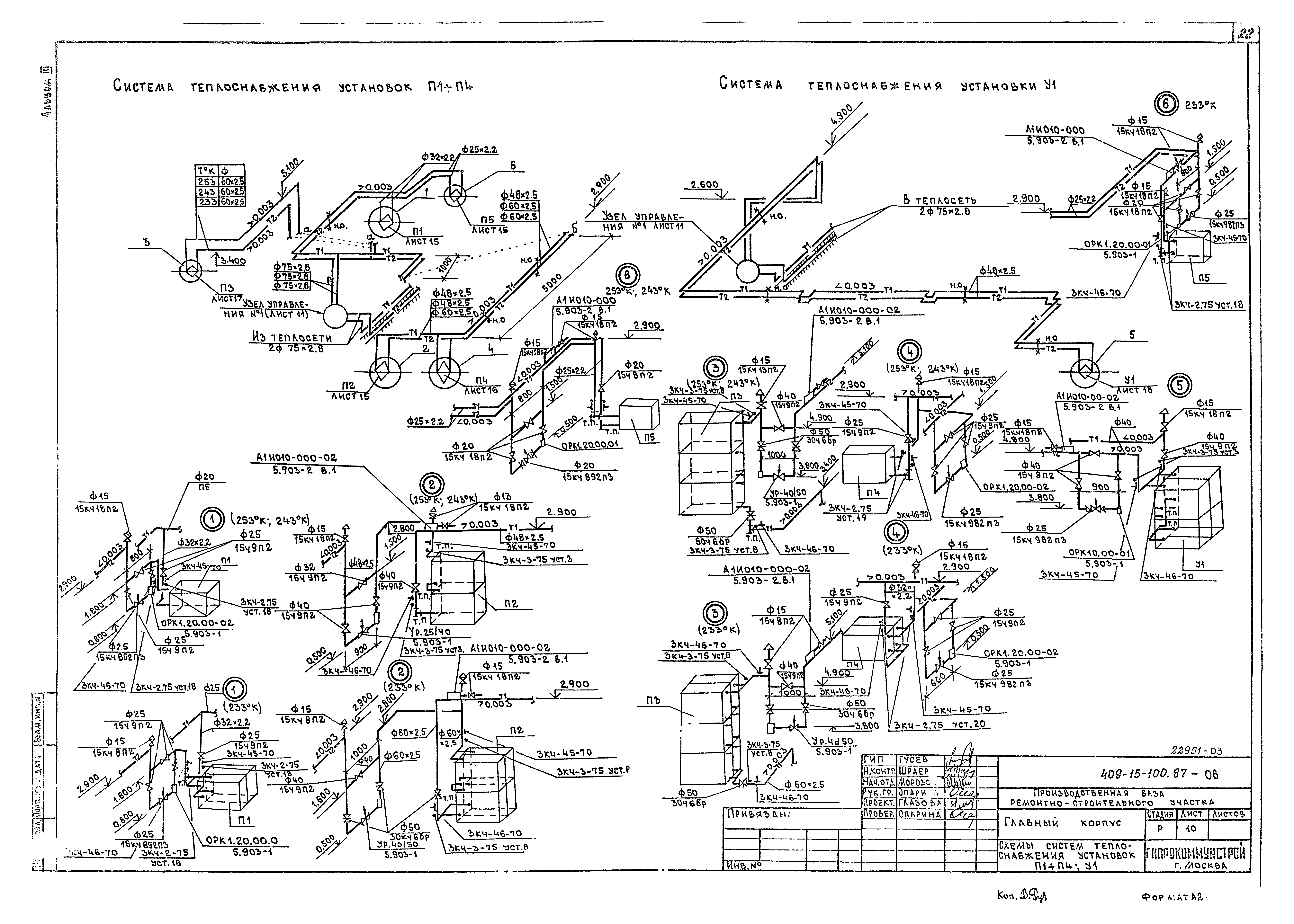 Типовой проект 409-15-100.87
