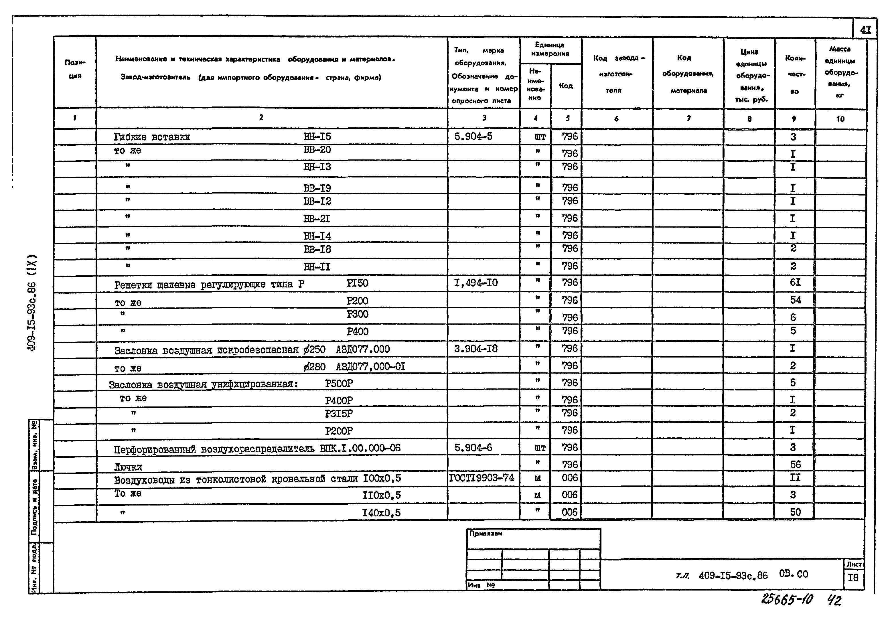 Типовой проект 409-15-93с.86