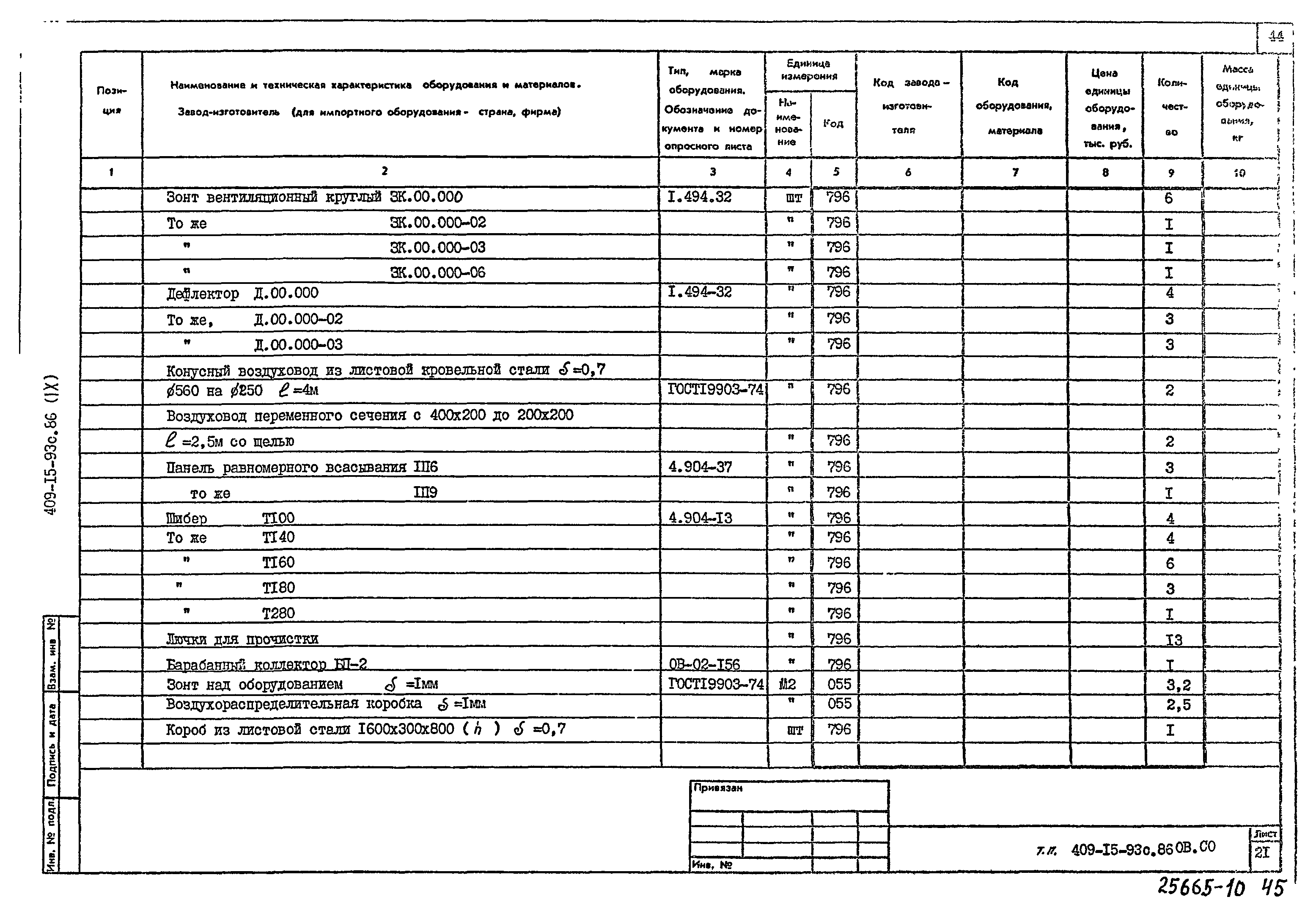 Типовой проект 409-15-93с.86