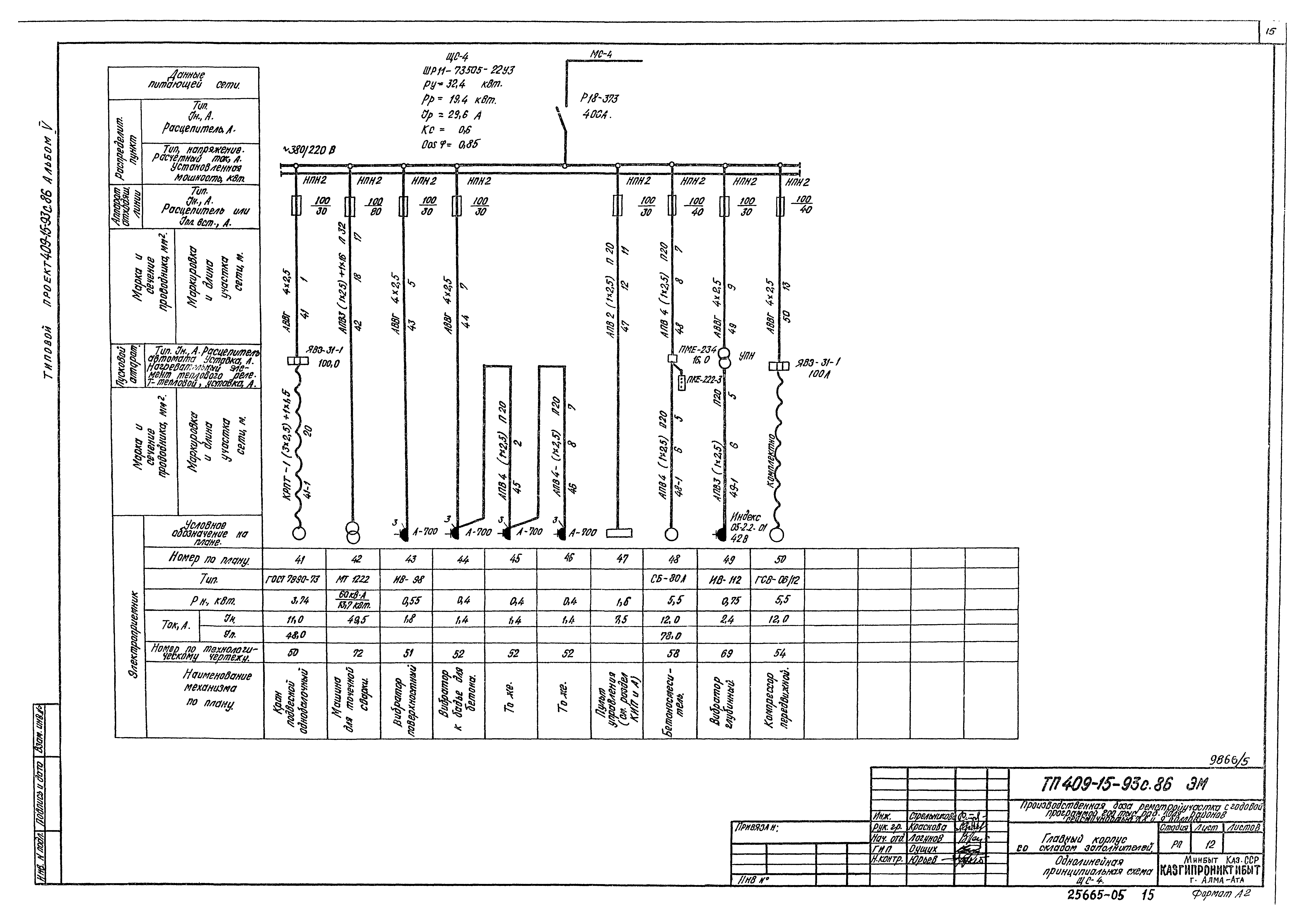 Типовой проект 409-15-93с.86