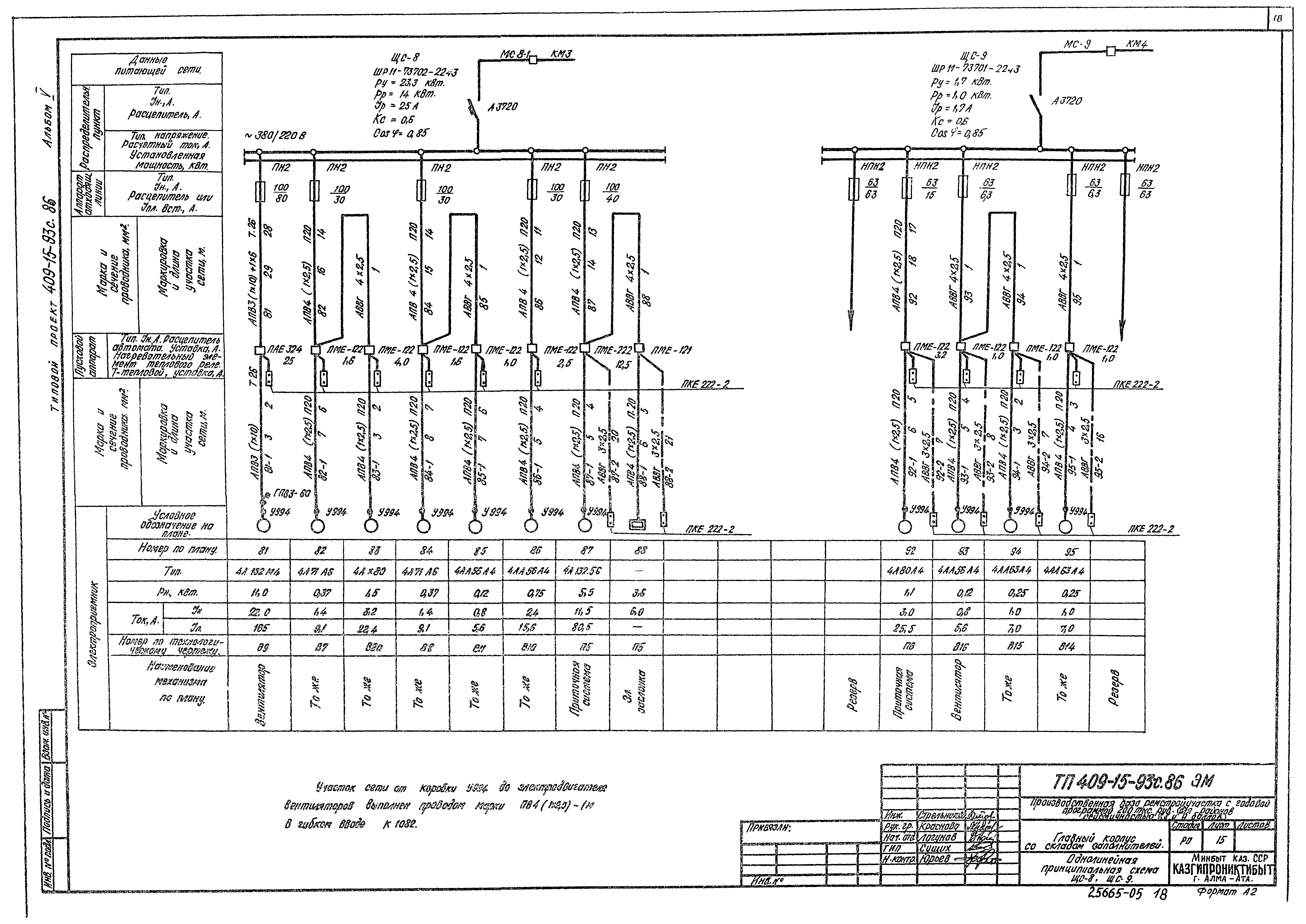 Типовой проект 409-15-93с.86