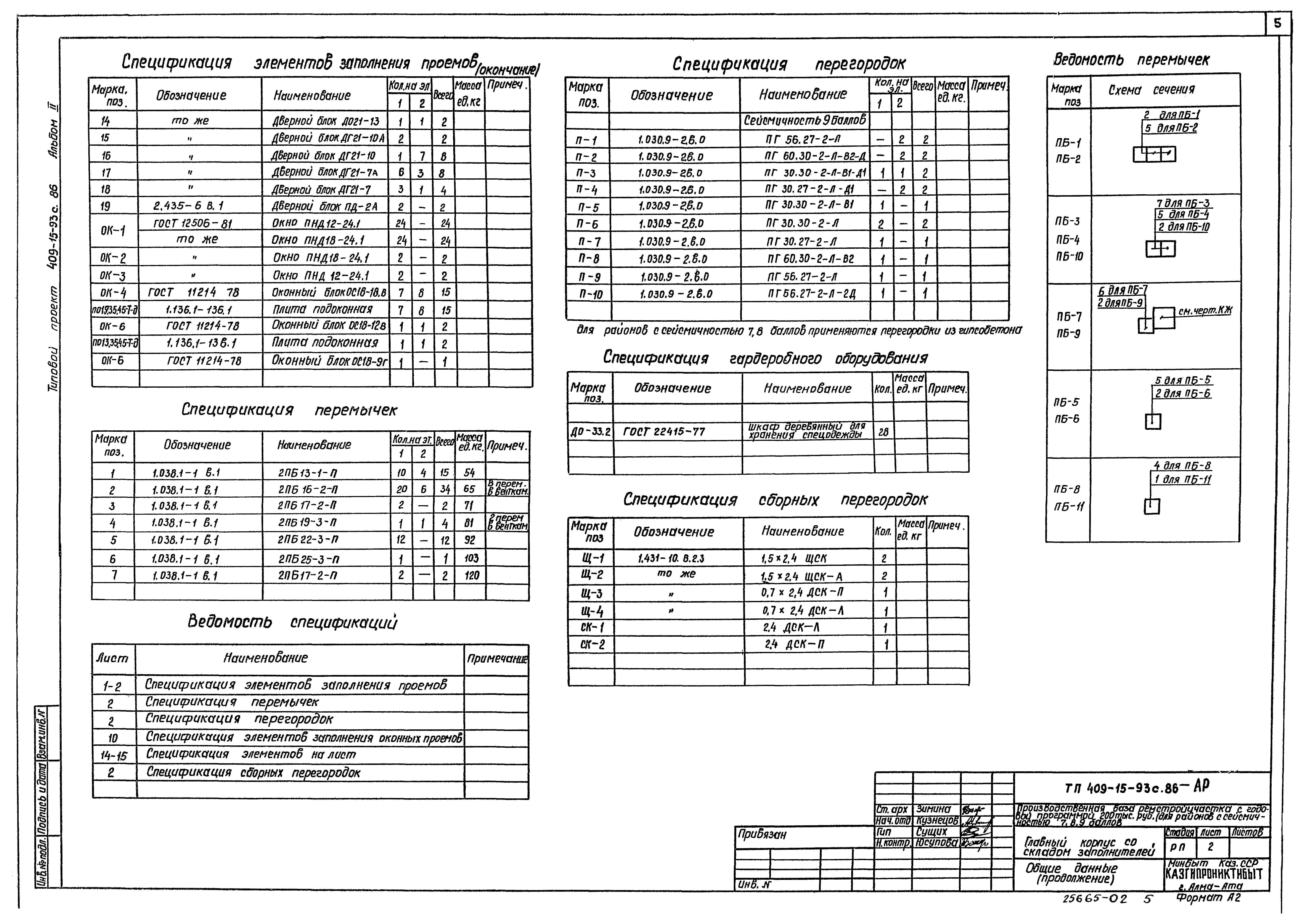 Типовой проект 409-15-93с.86