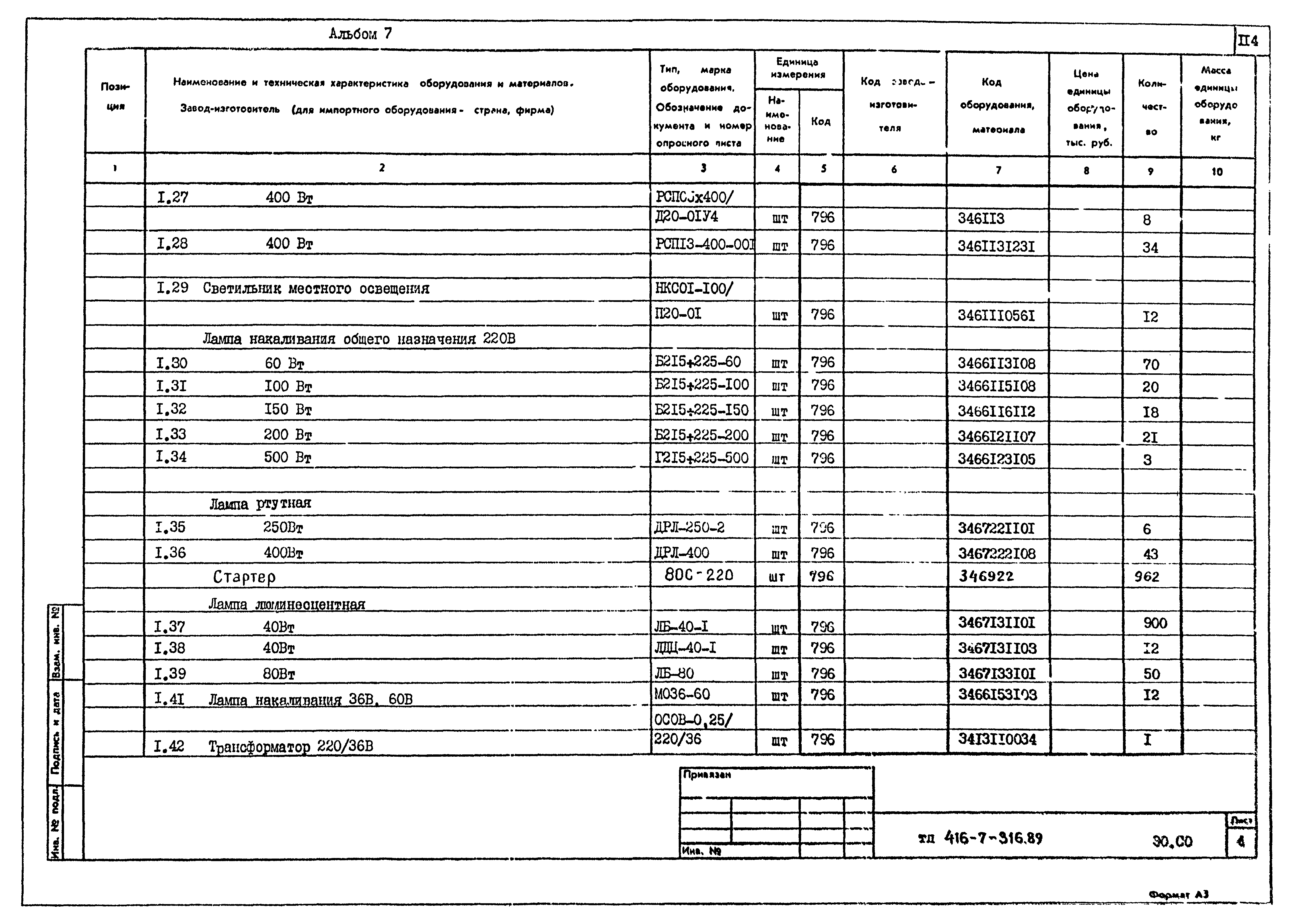 Типовой проект 416-7-316.89