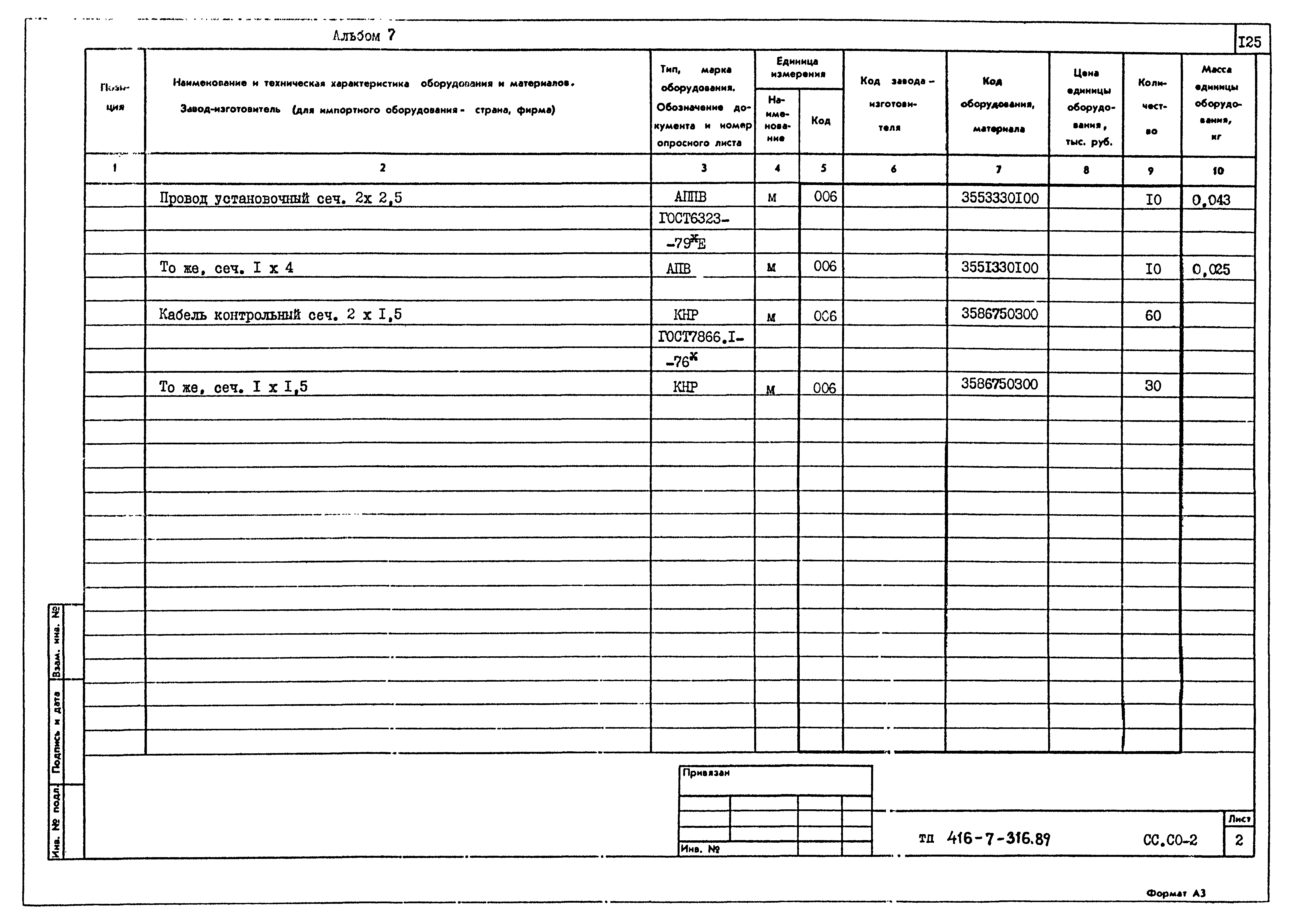 Типовой проект 416-7-316.89