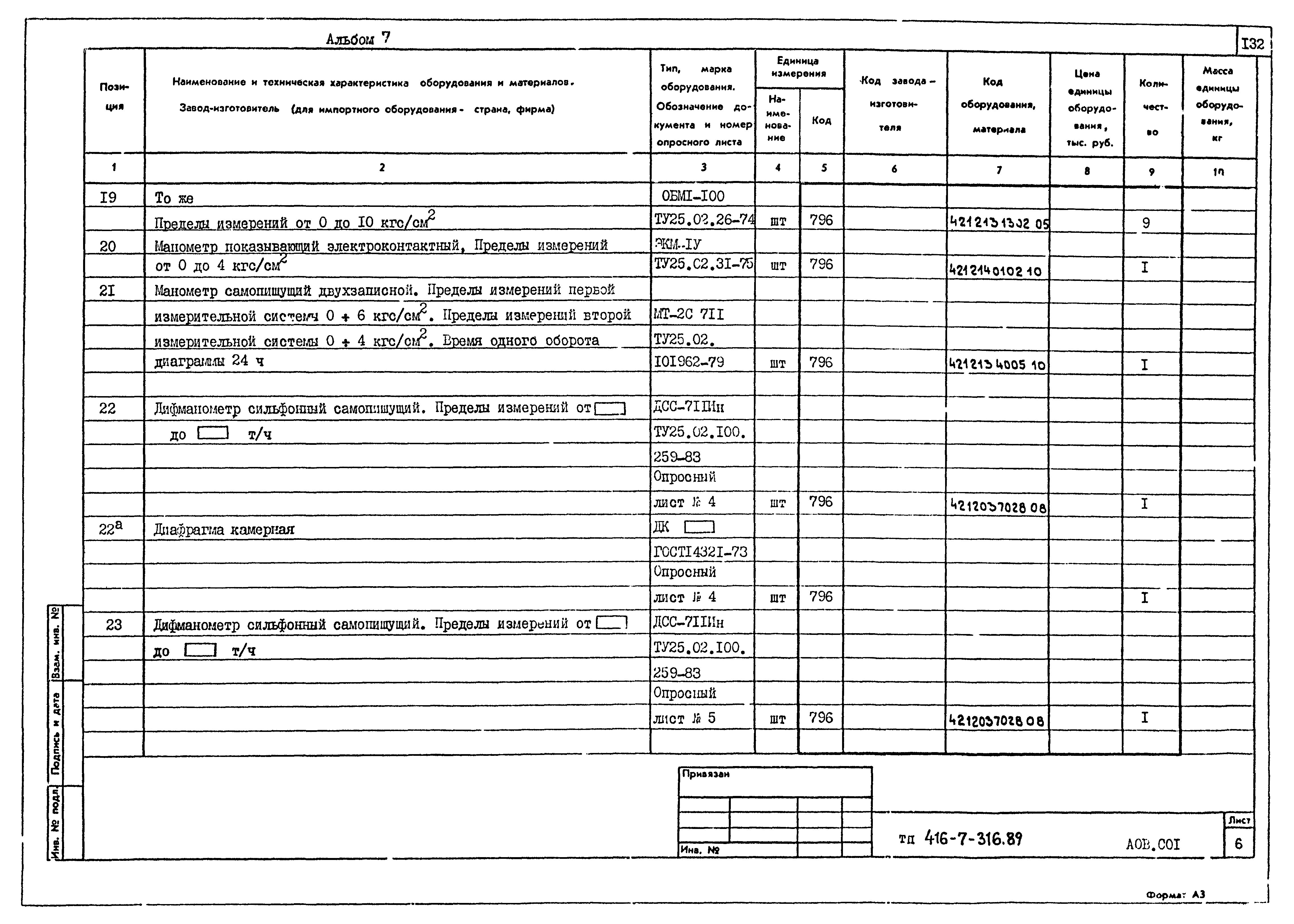 Типовой проект 416-7-316.89
