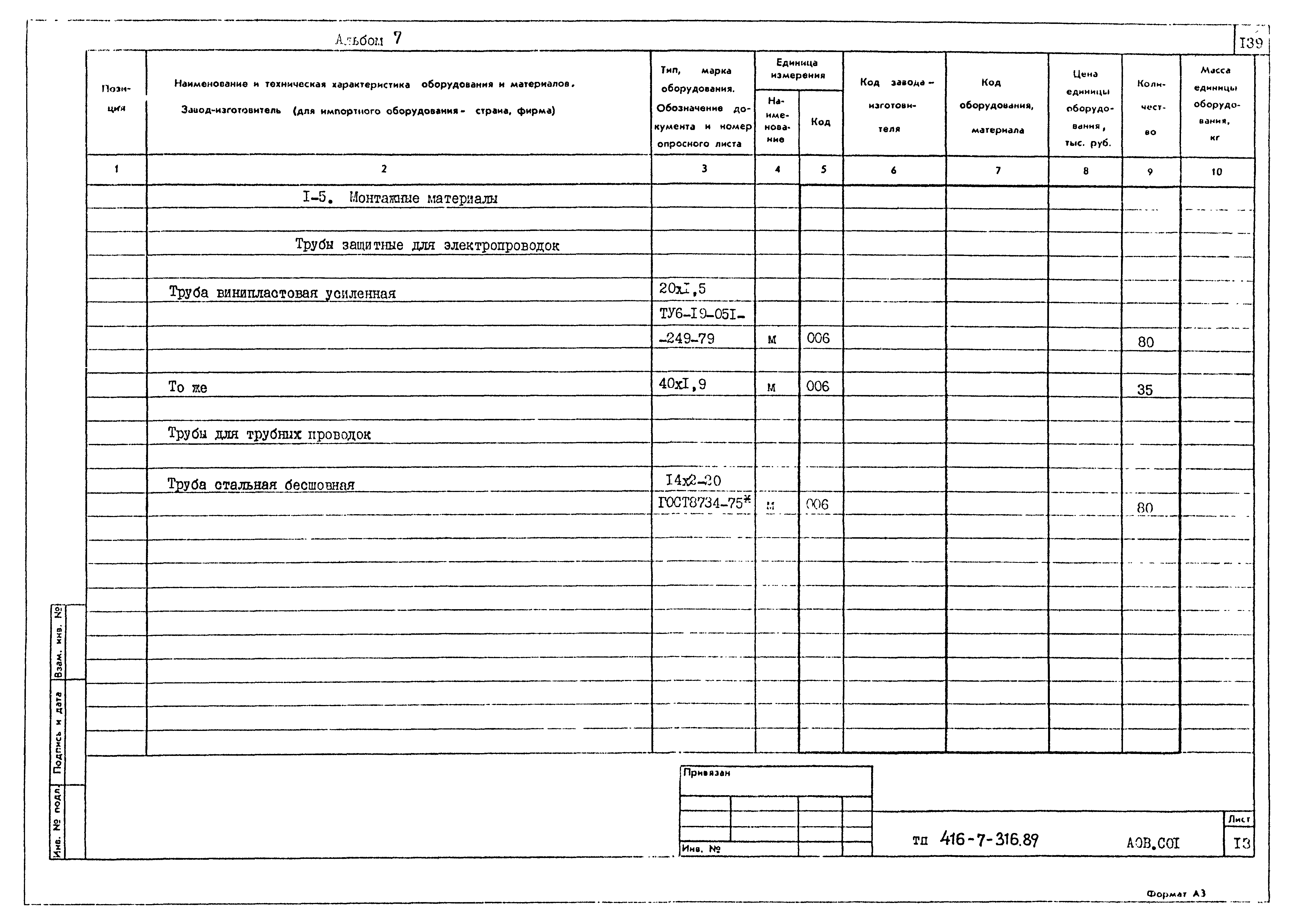 Типовой проект 416-7-316.89