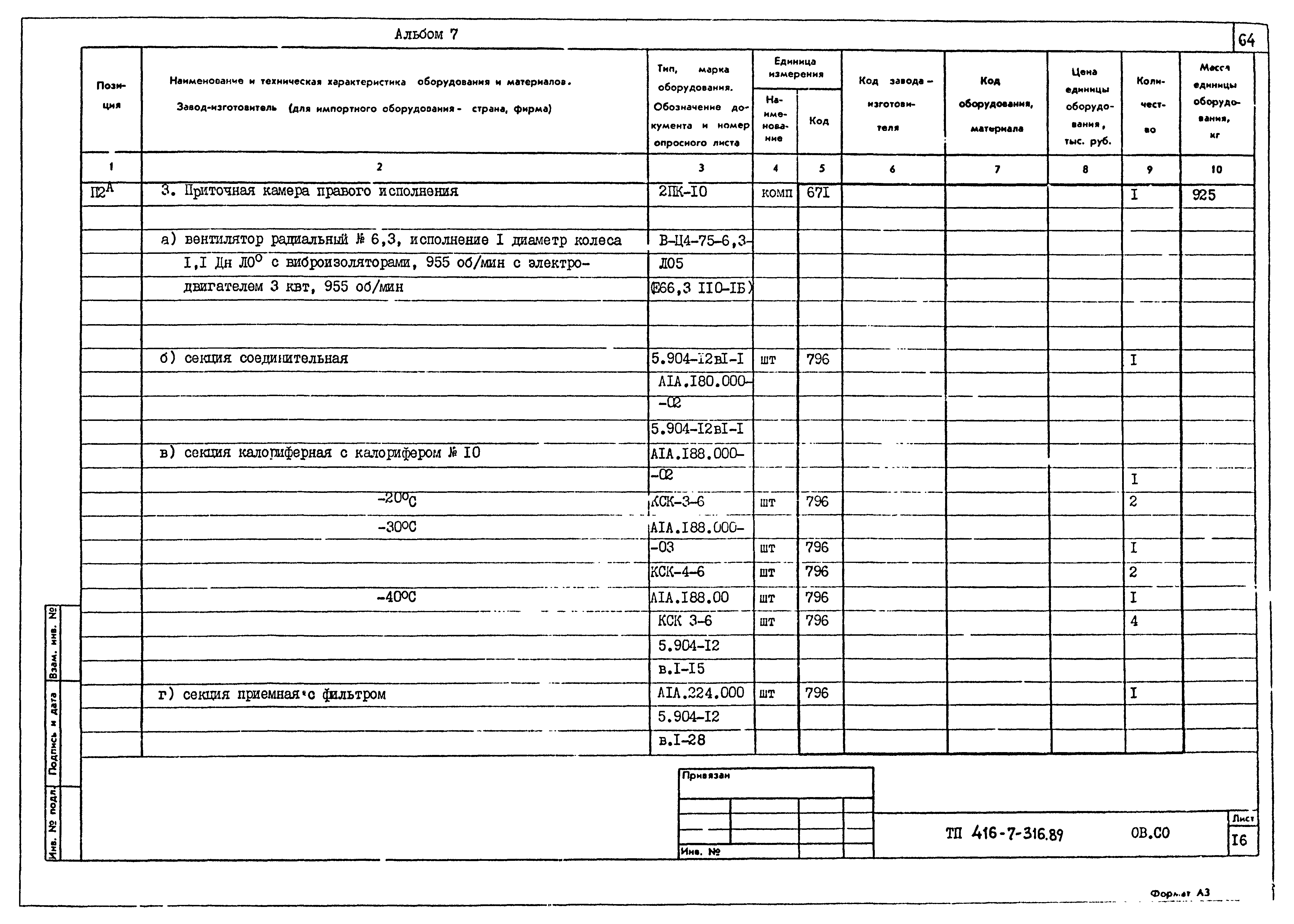 Типовой проект 416-7-316.89