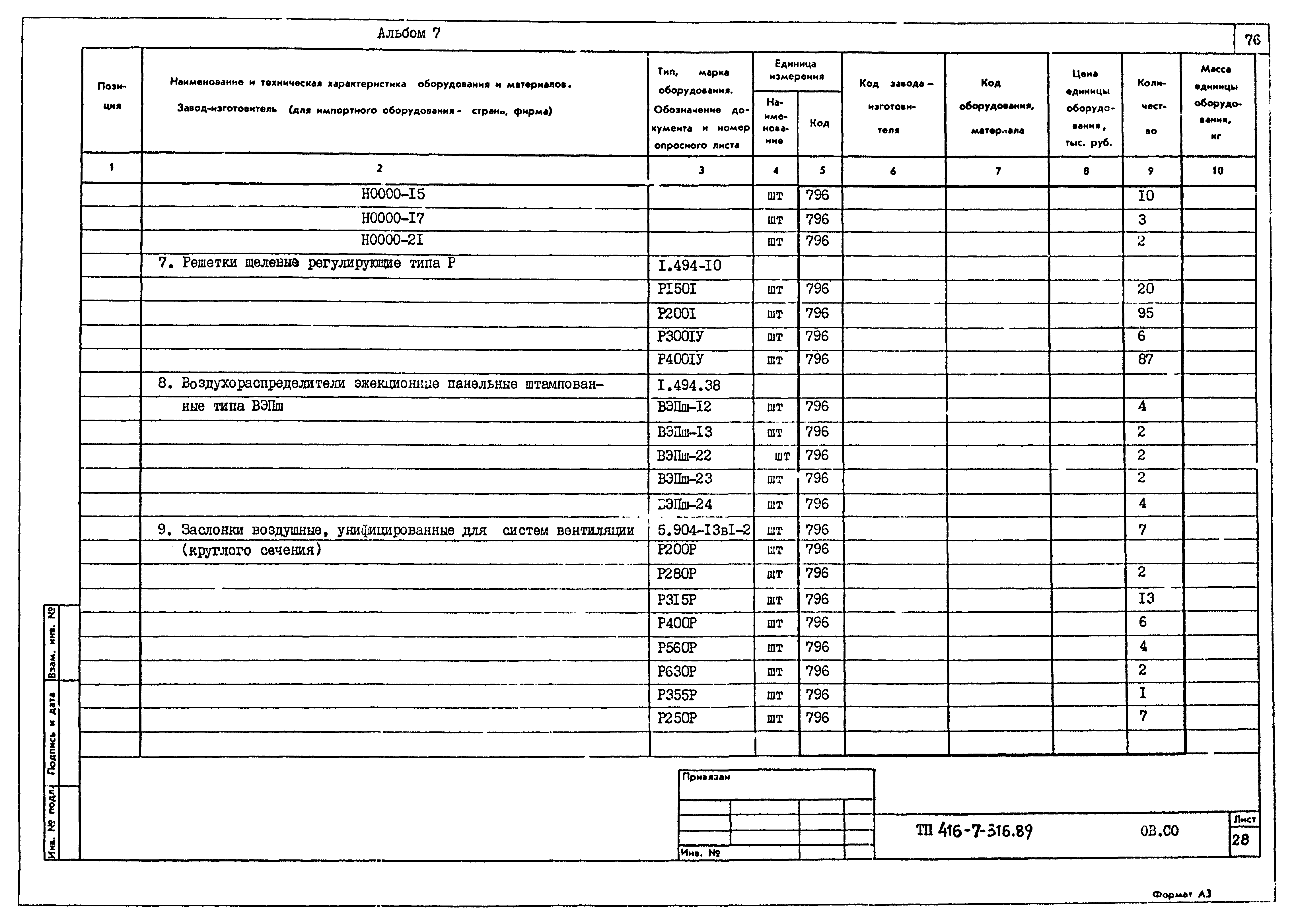 Типовой проект 416-7-316.89