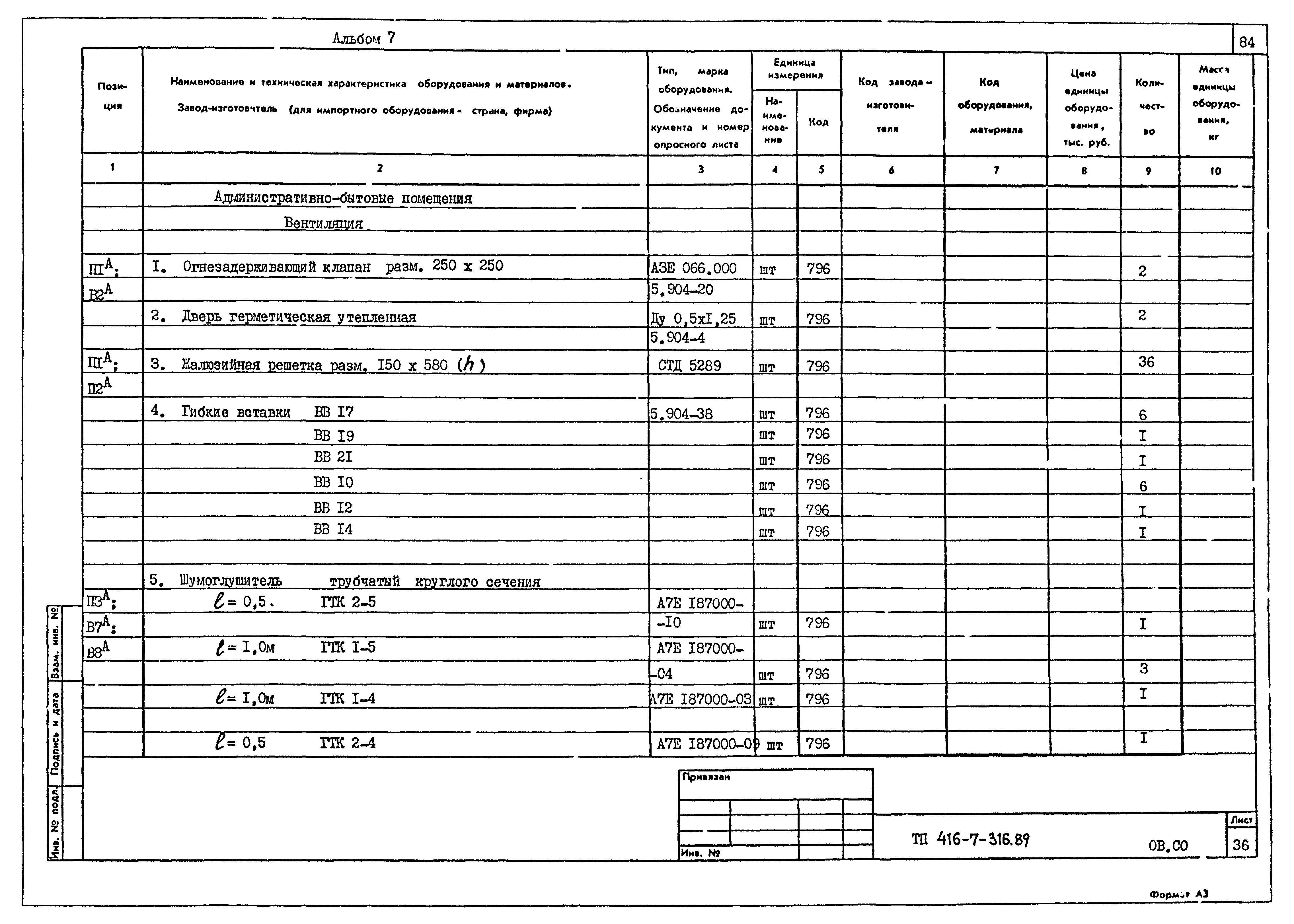 Типовой проект 416-7-316.89