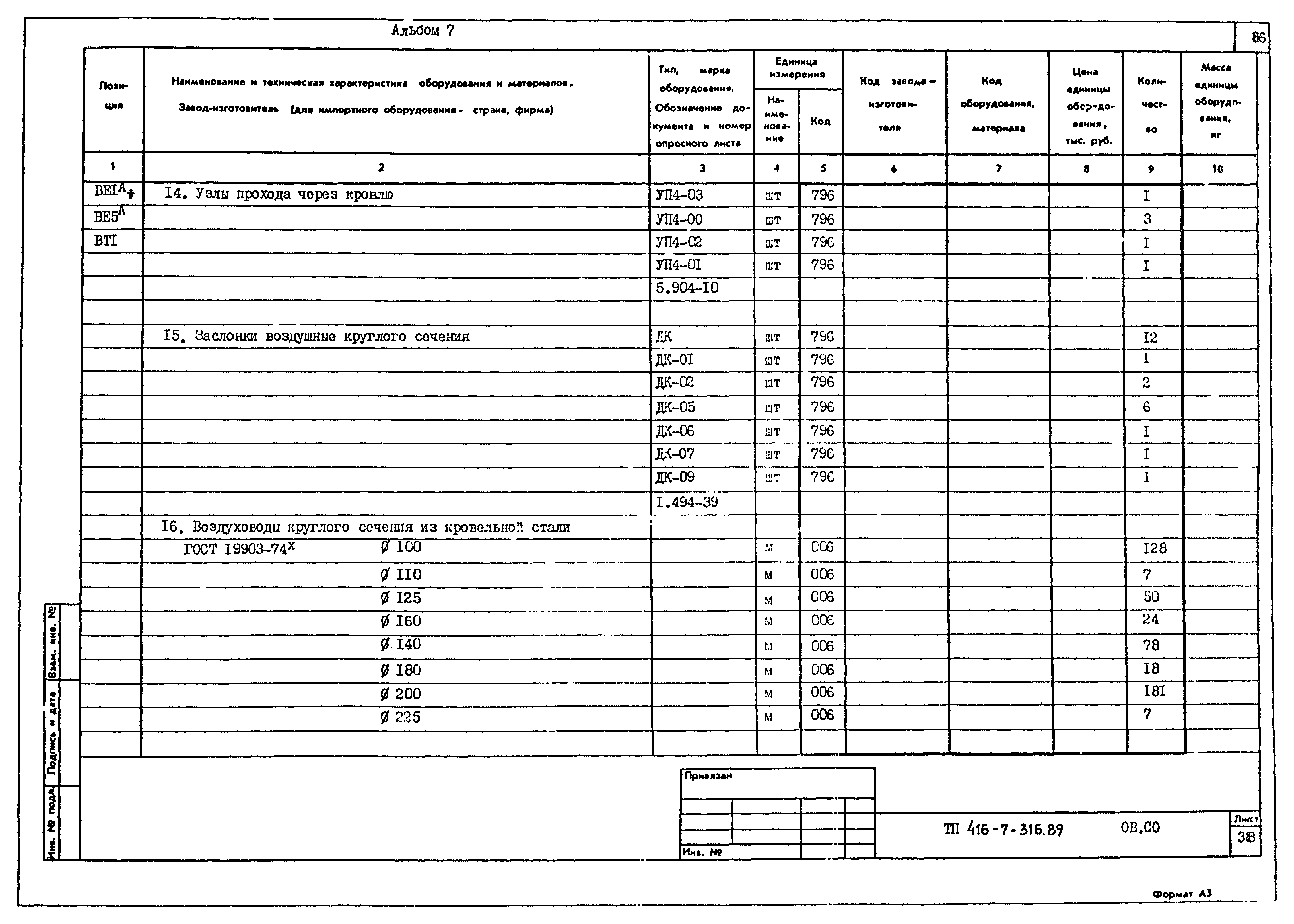 Типовой проект 416-7-316.89