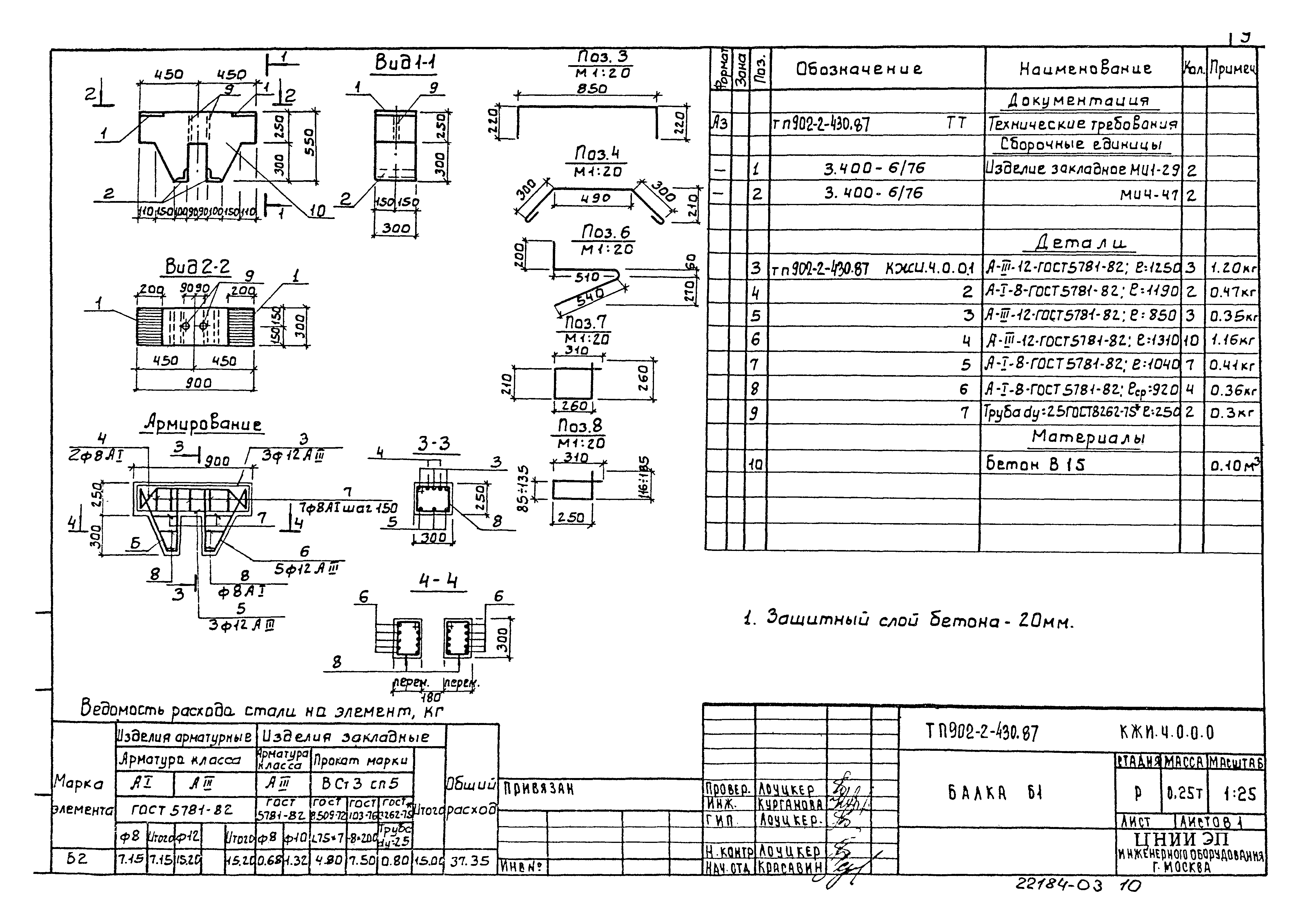 Типовой проект 902-2-430.87