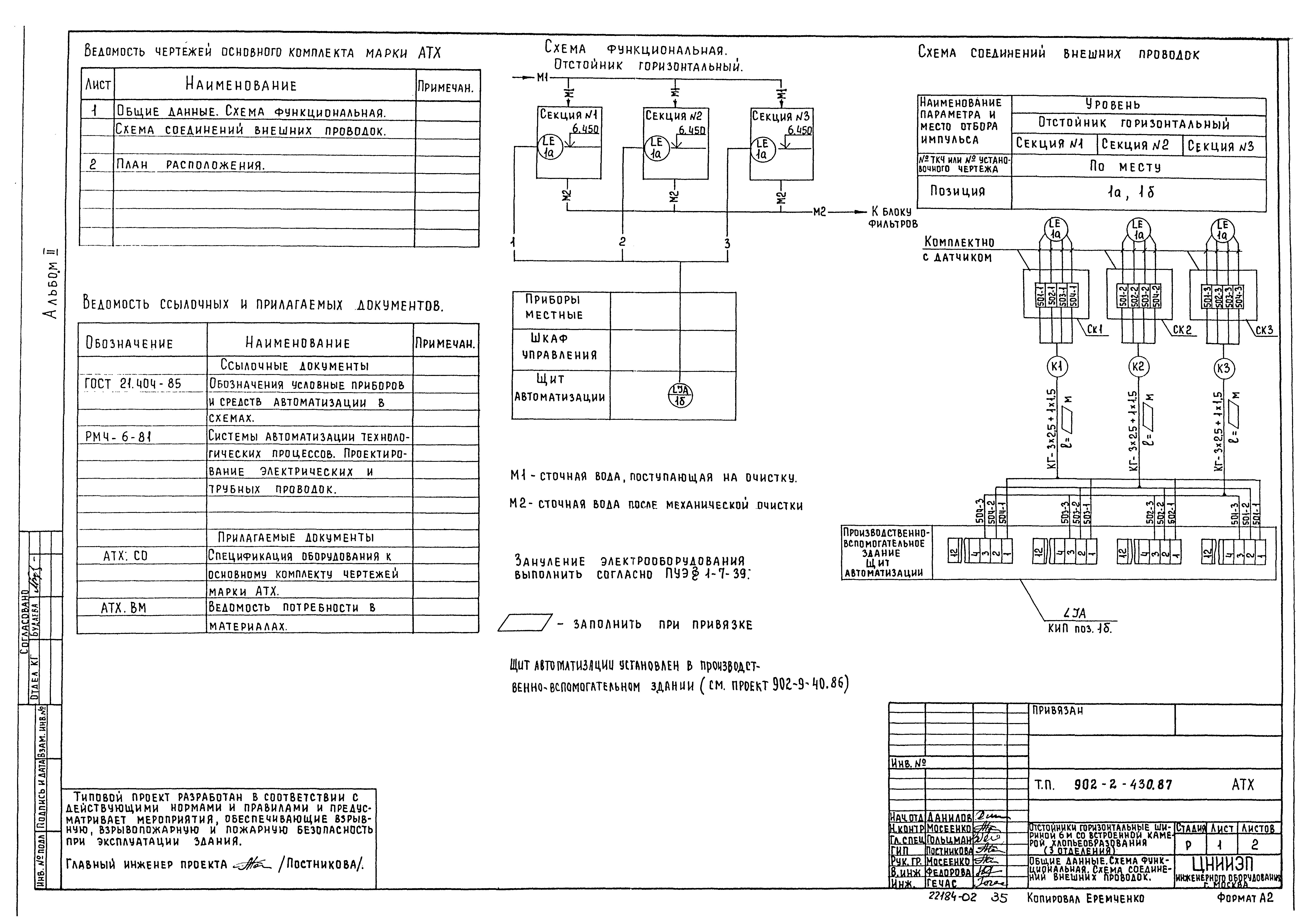 Типовой проект 902-2-430.87
