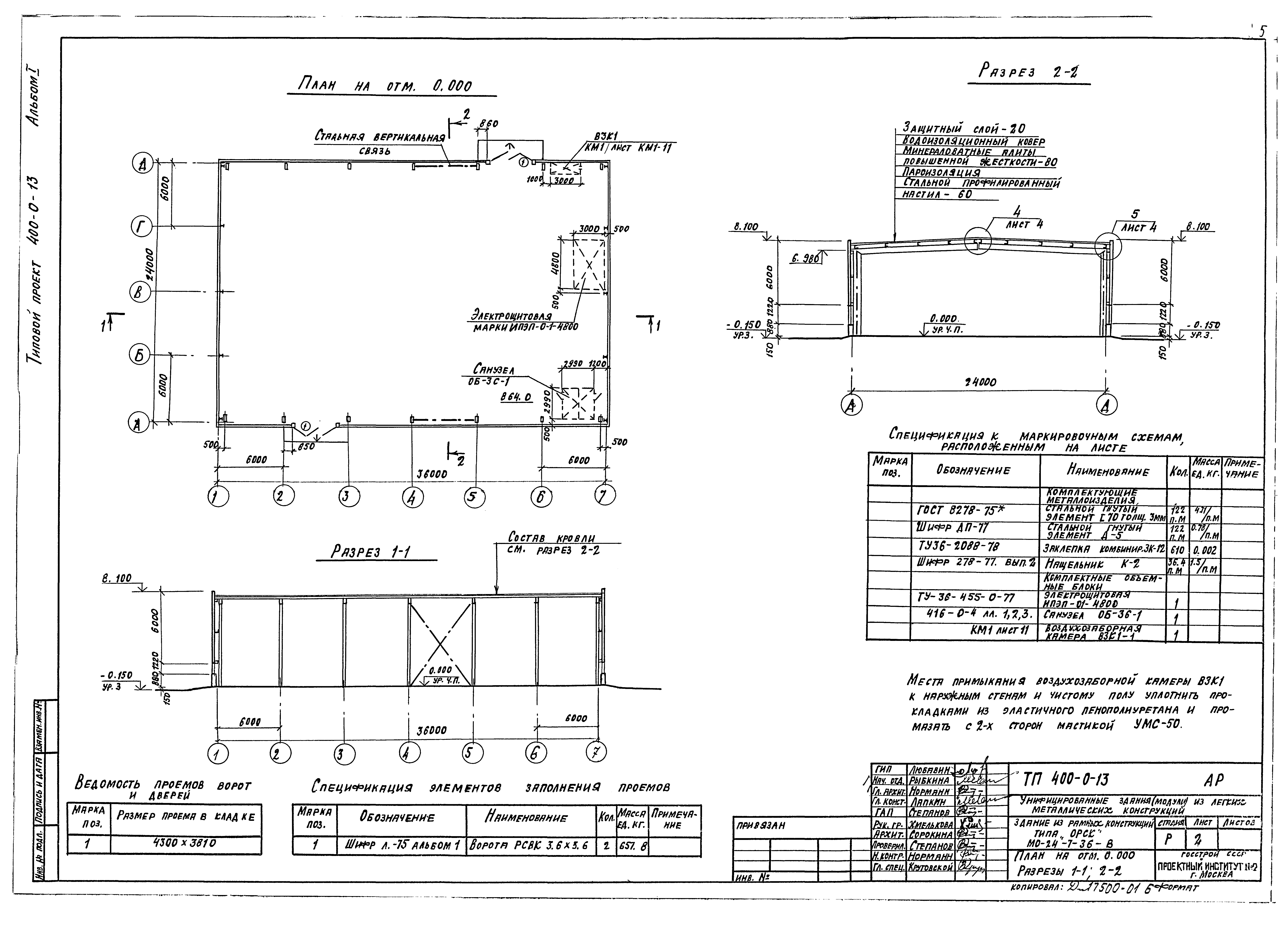 Типовой проект 400-0-13