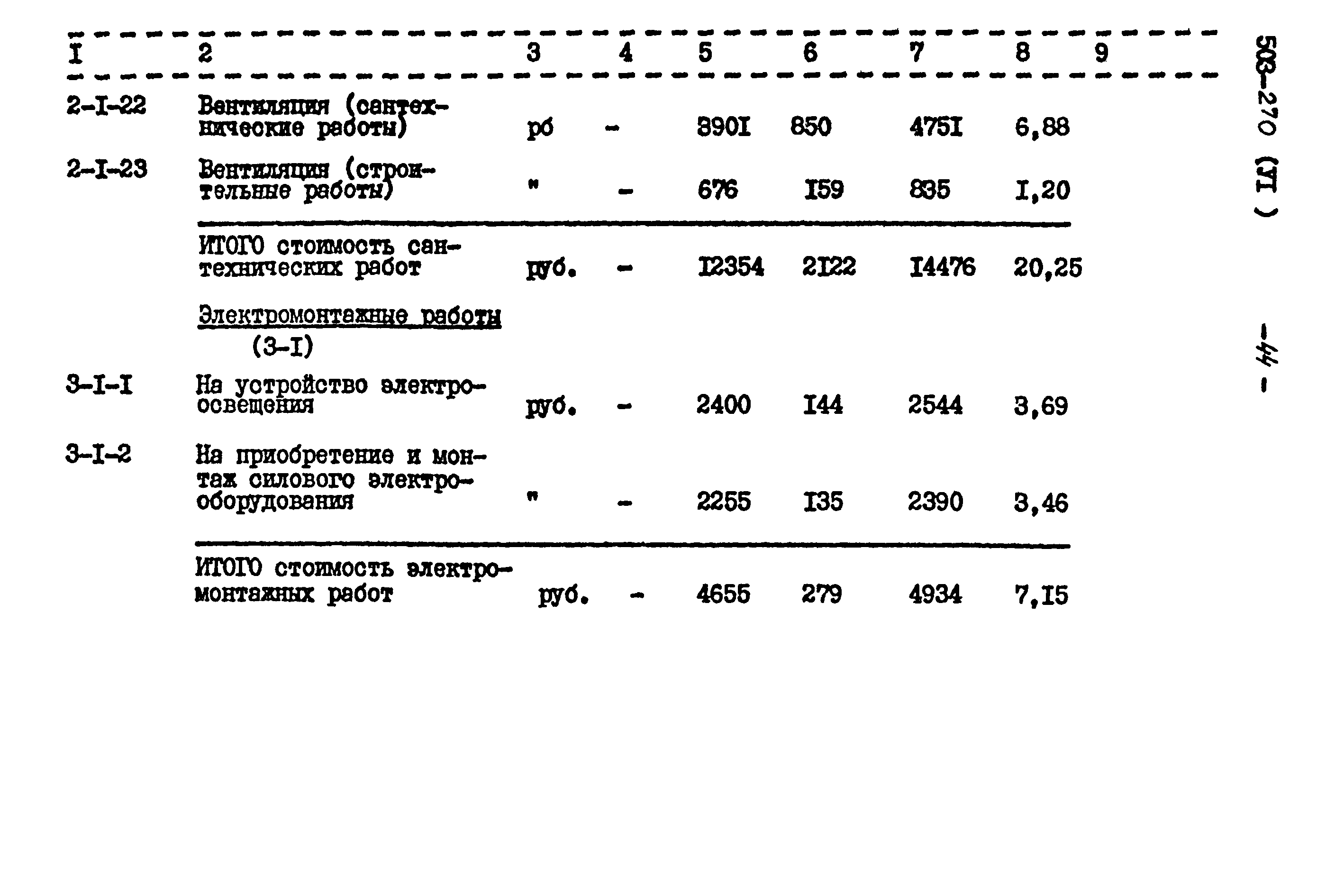 Типовой проект 503-270