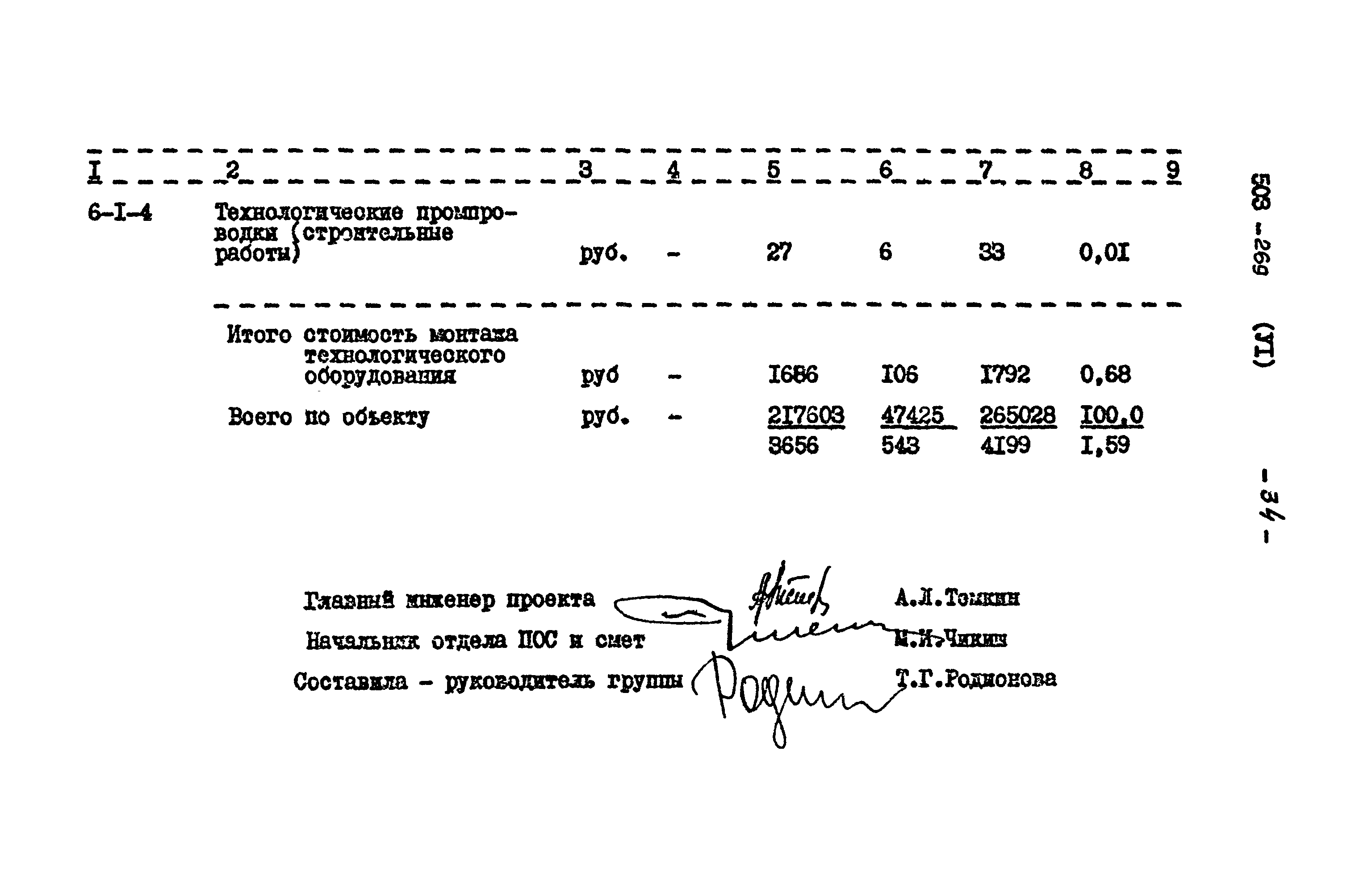 Типовой проект 503-269