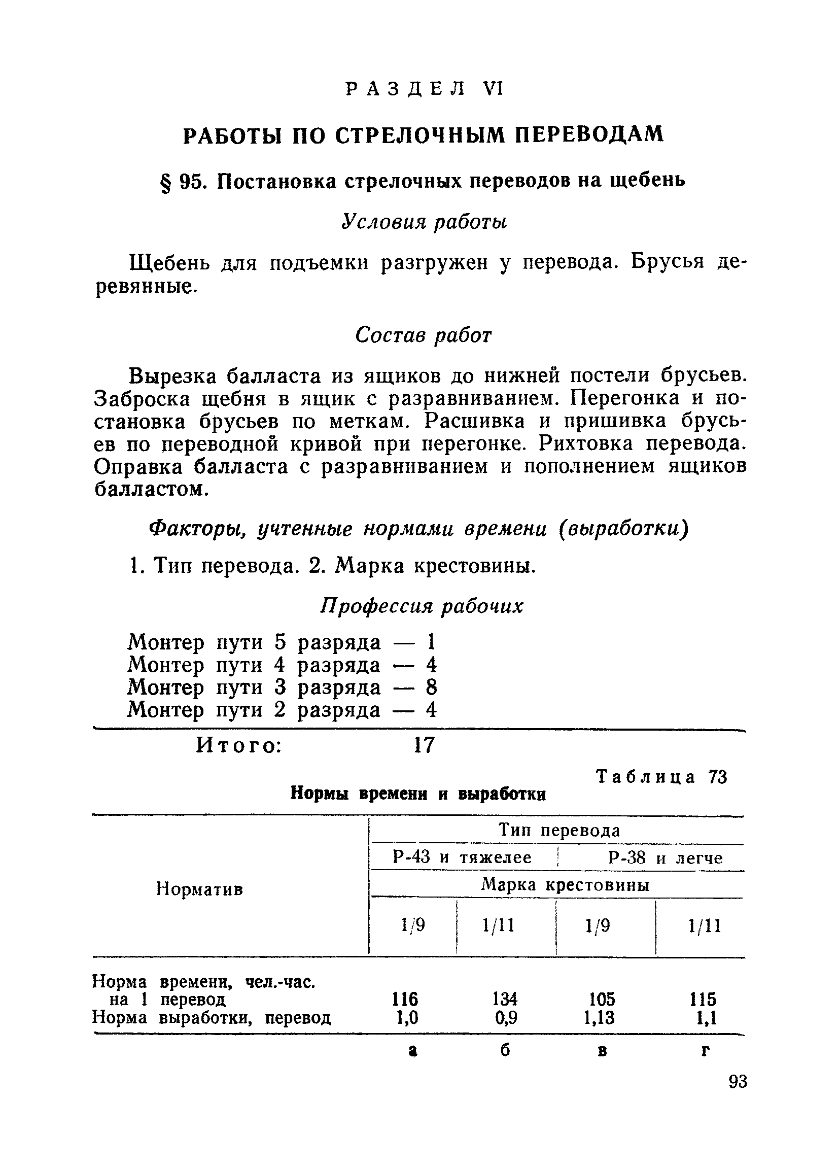 Скачать Единые нормы времени (выработки) на ремонт железнодорожного пути  широкой колеи