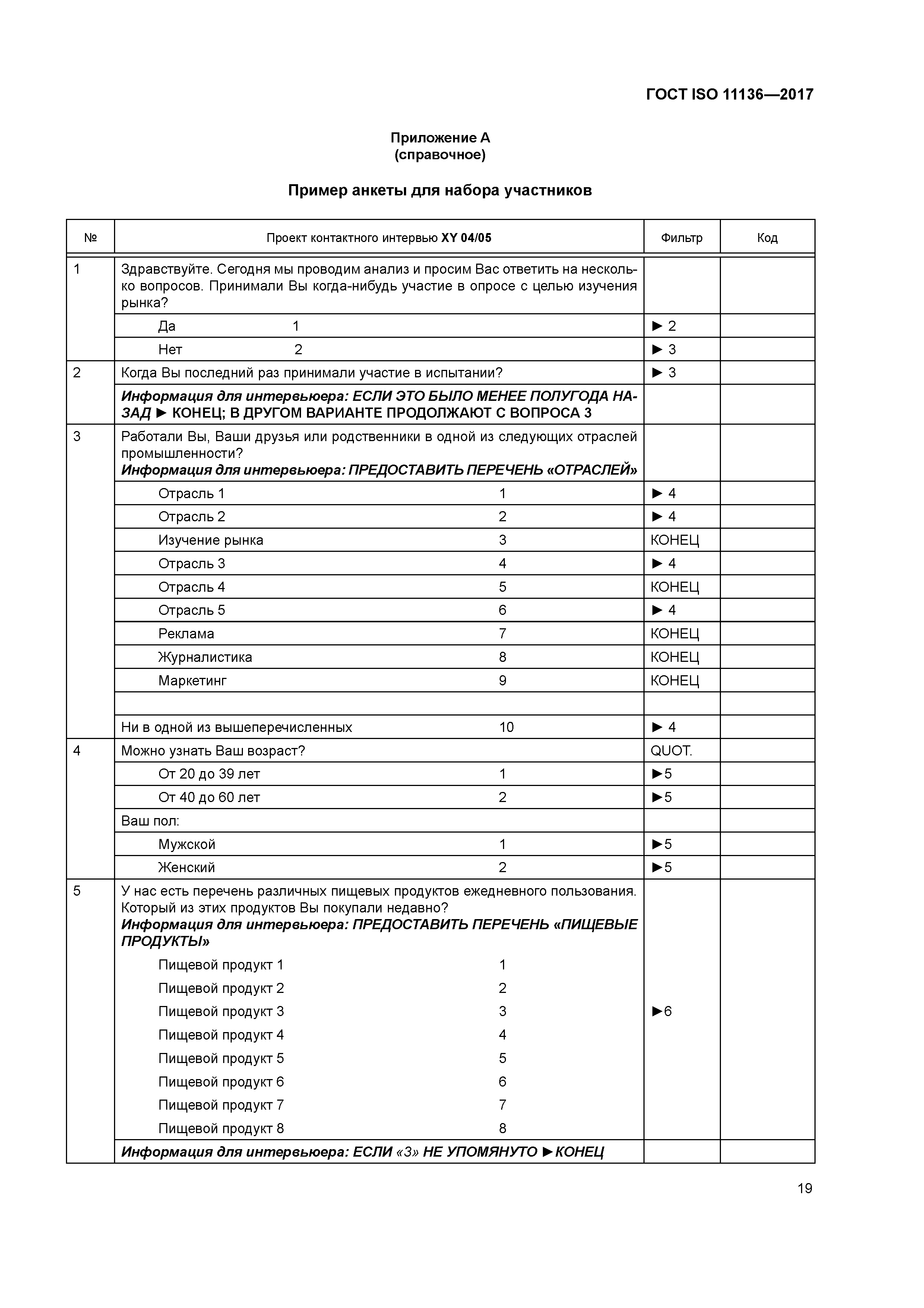 ГОСТ ISO 11136-2017