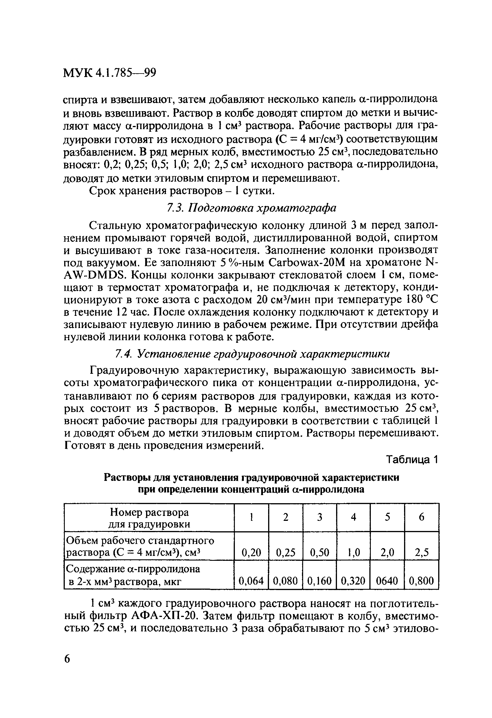 МУК 4.1.785-99