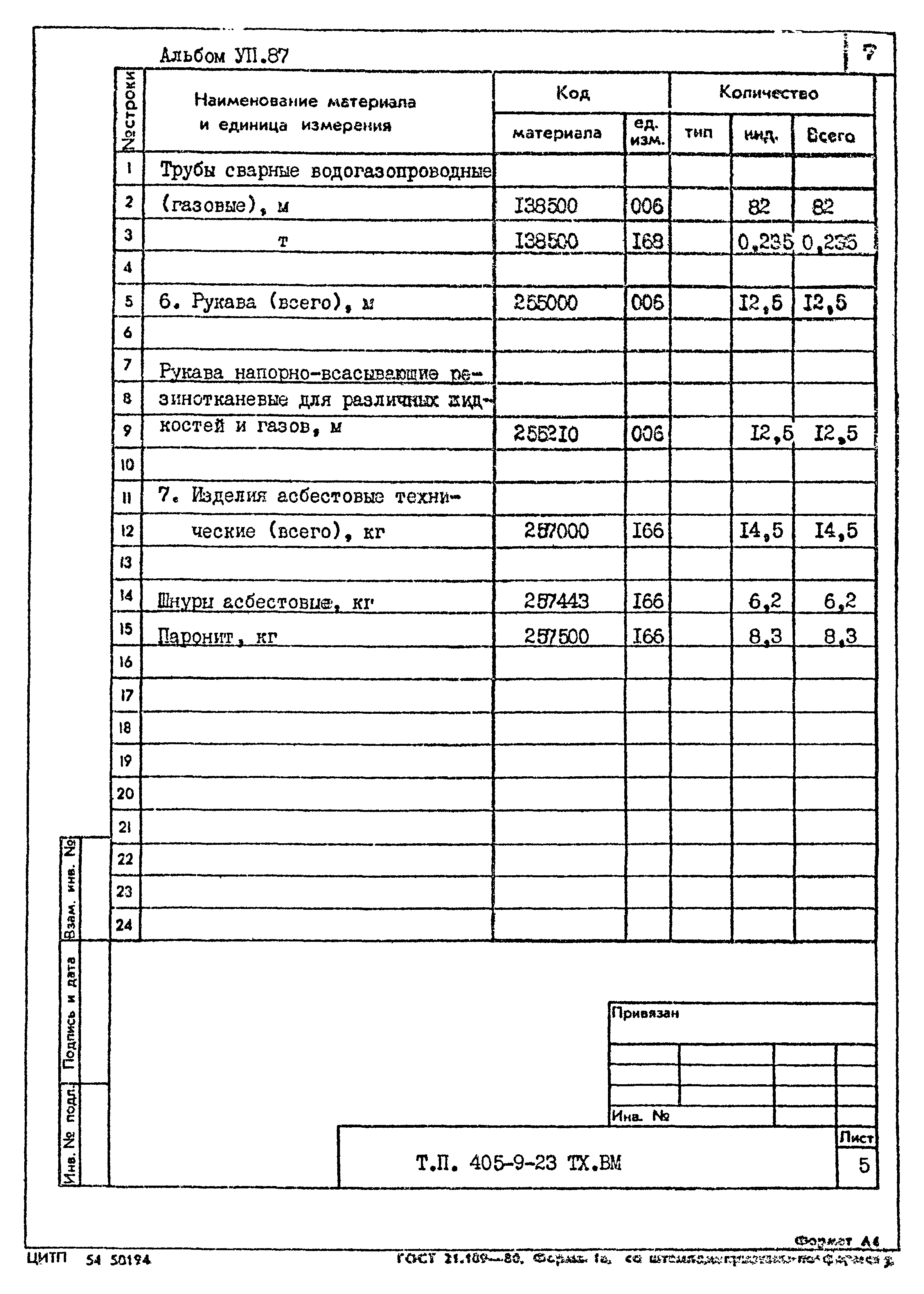 Типовой проект 405-9-23