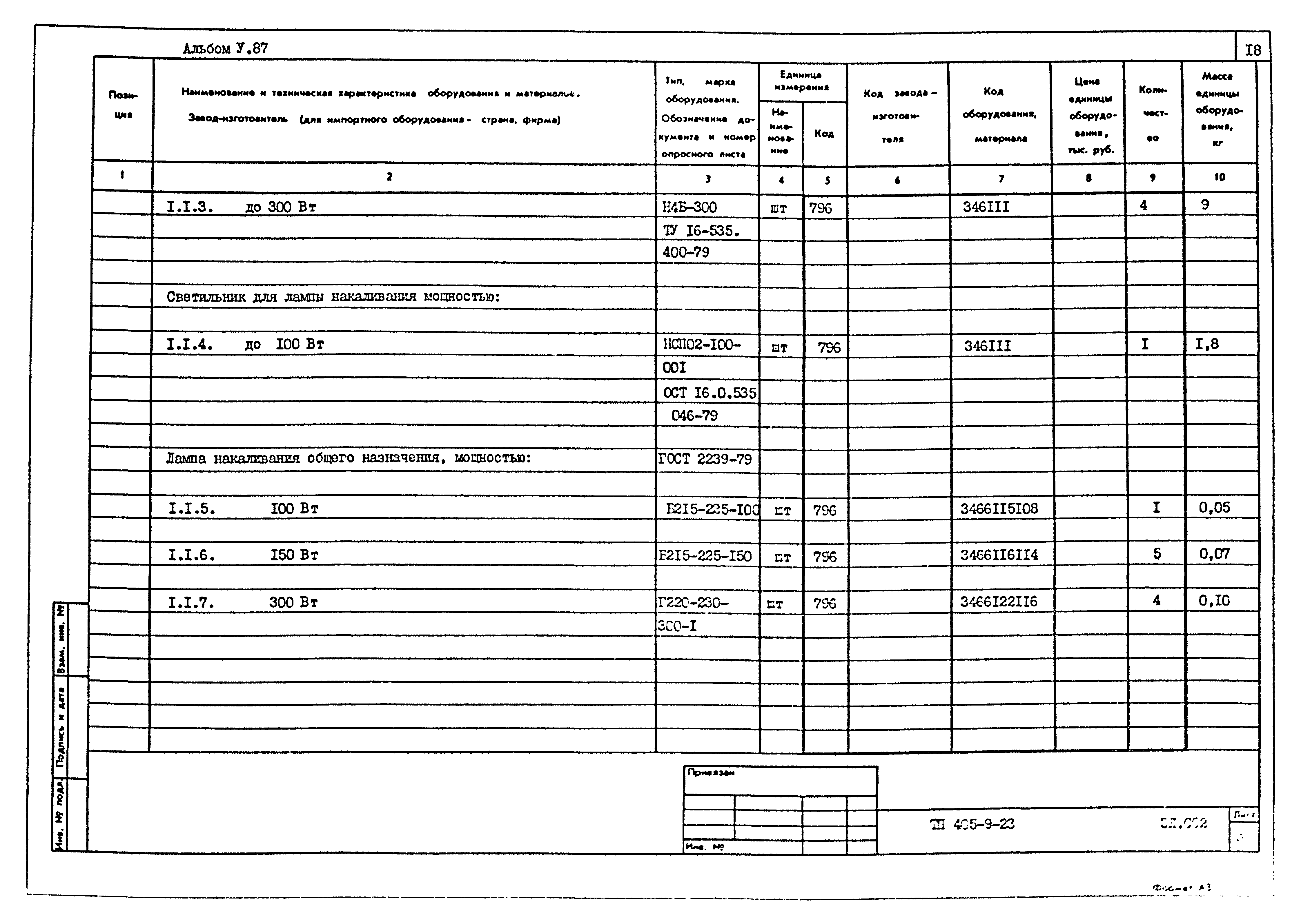 Типовой проект 405-9-23
