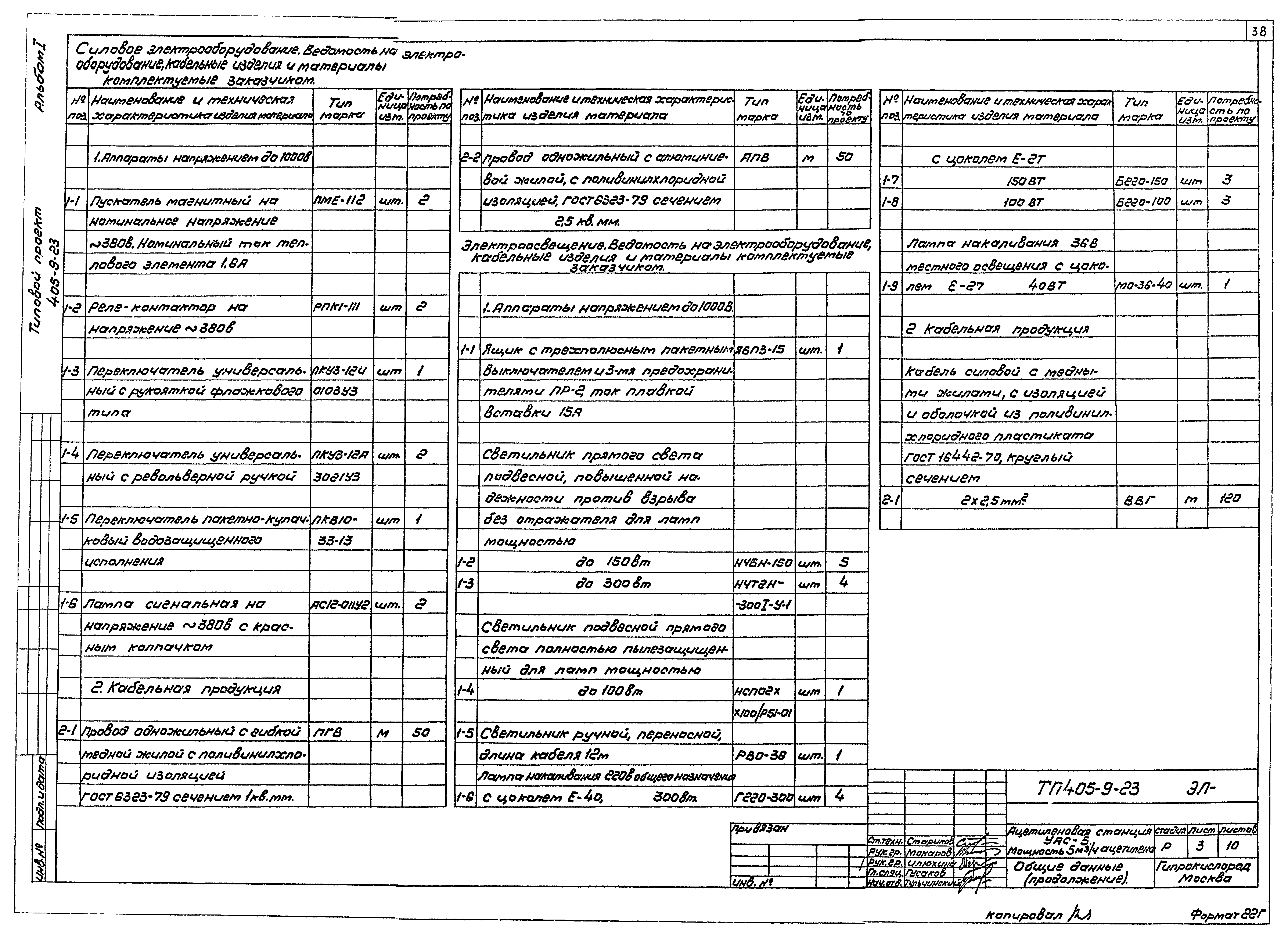 Типовой проект 405-9-23