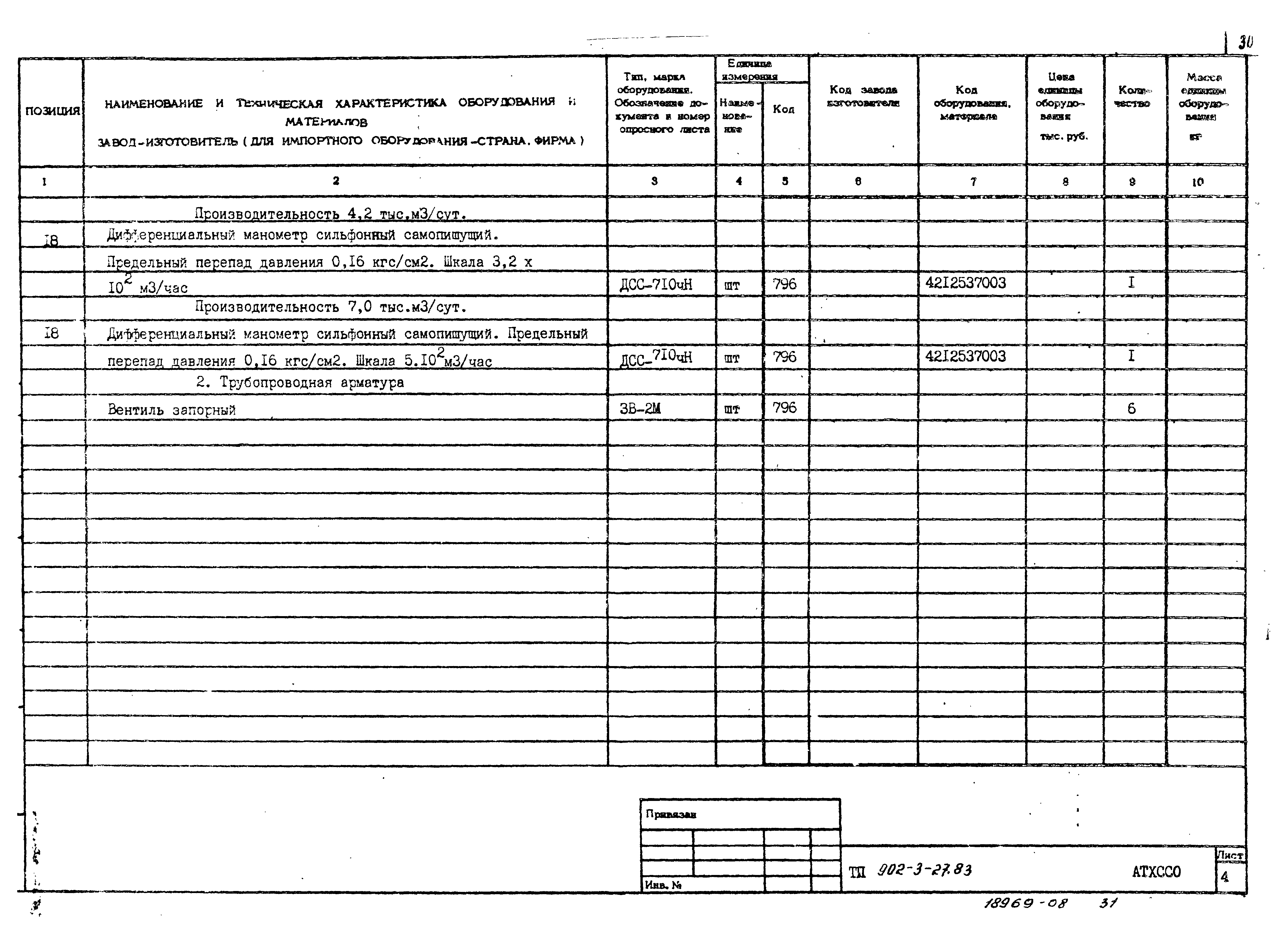 Типовой проект 902-3-29м.83