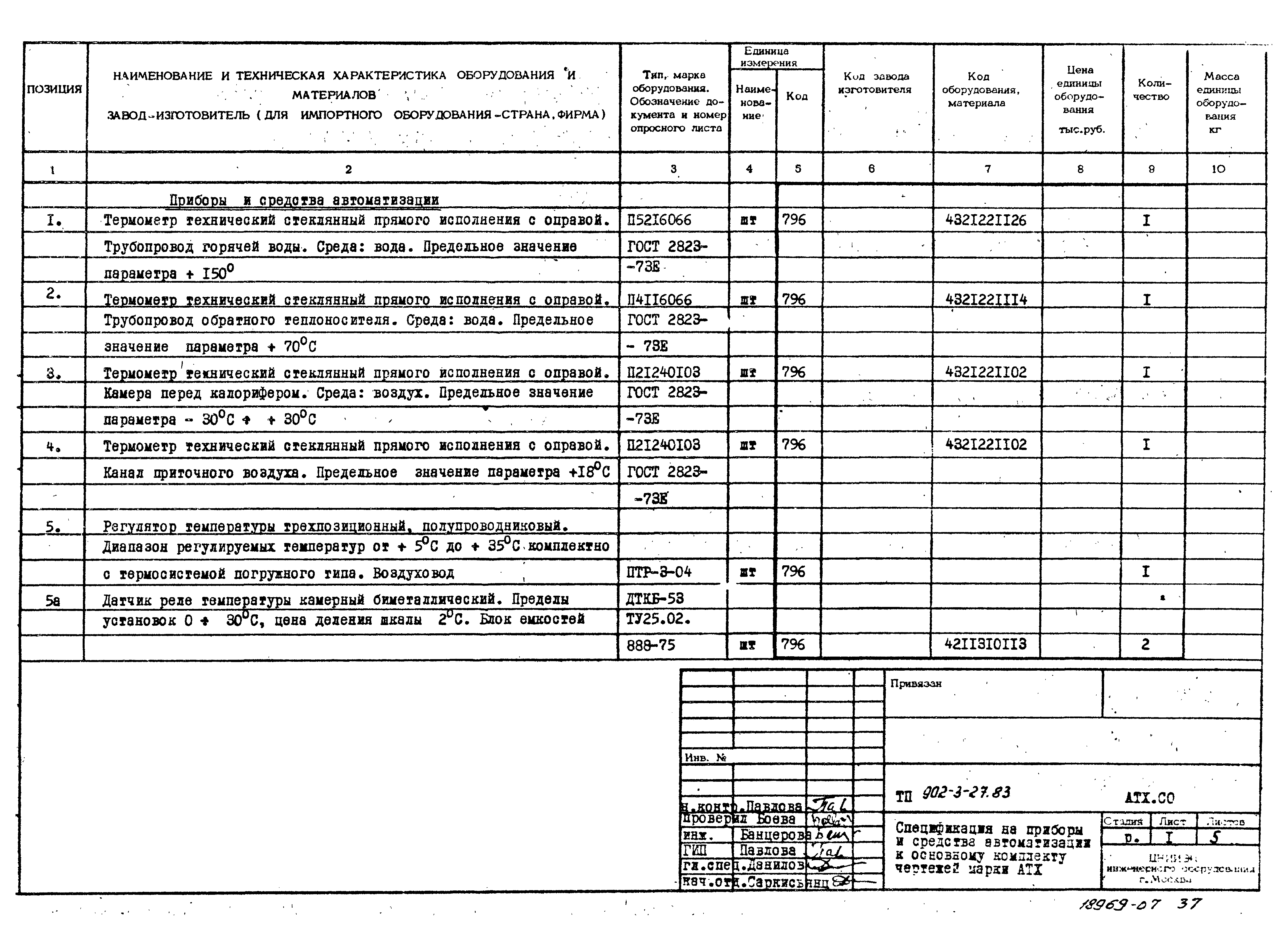 Типовой проект 902-3-29м.83