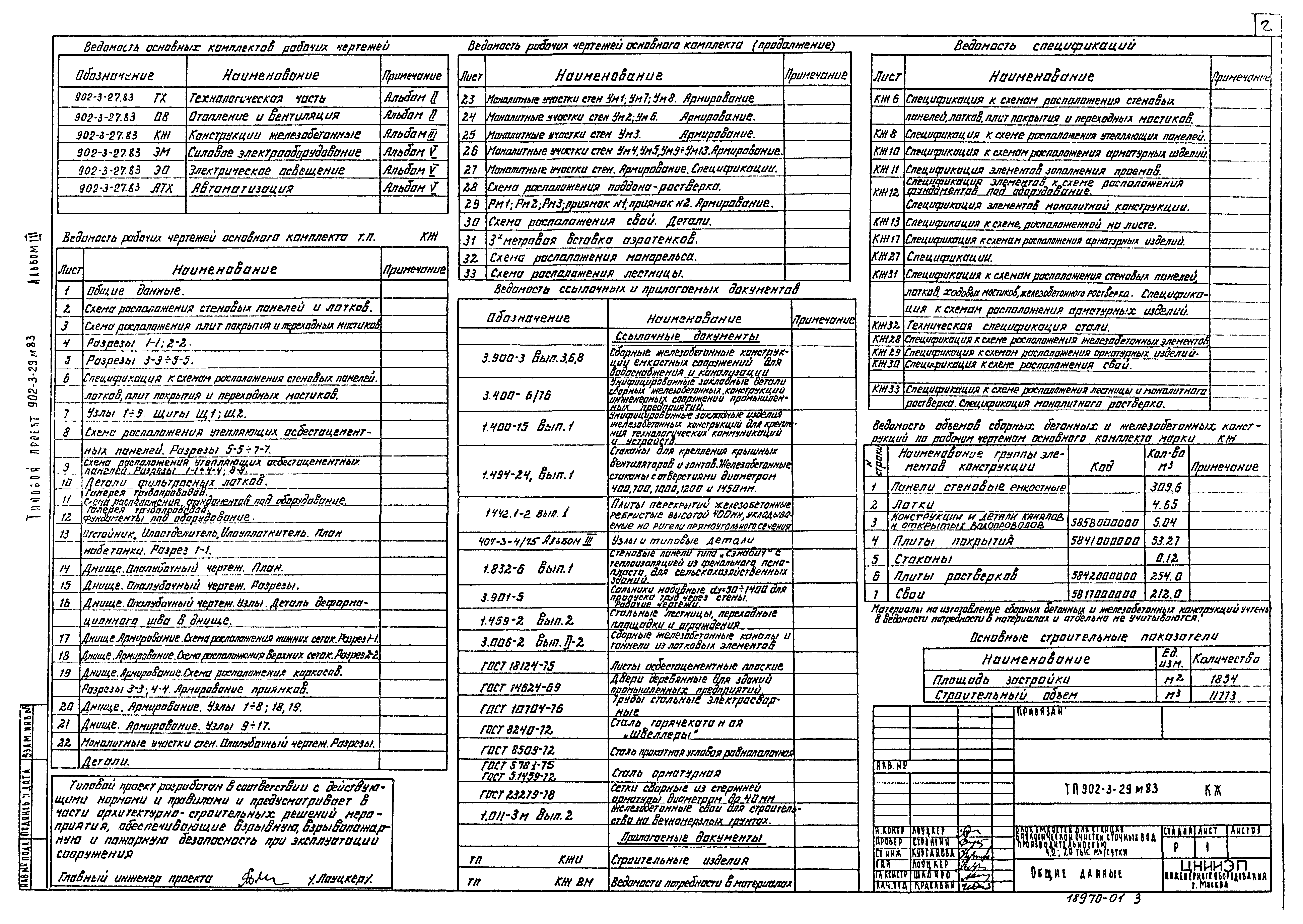 Типовой проект 902-3-29м.83