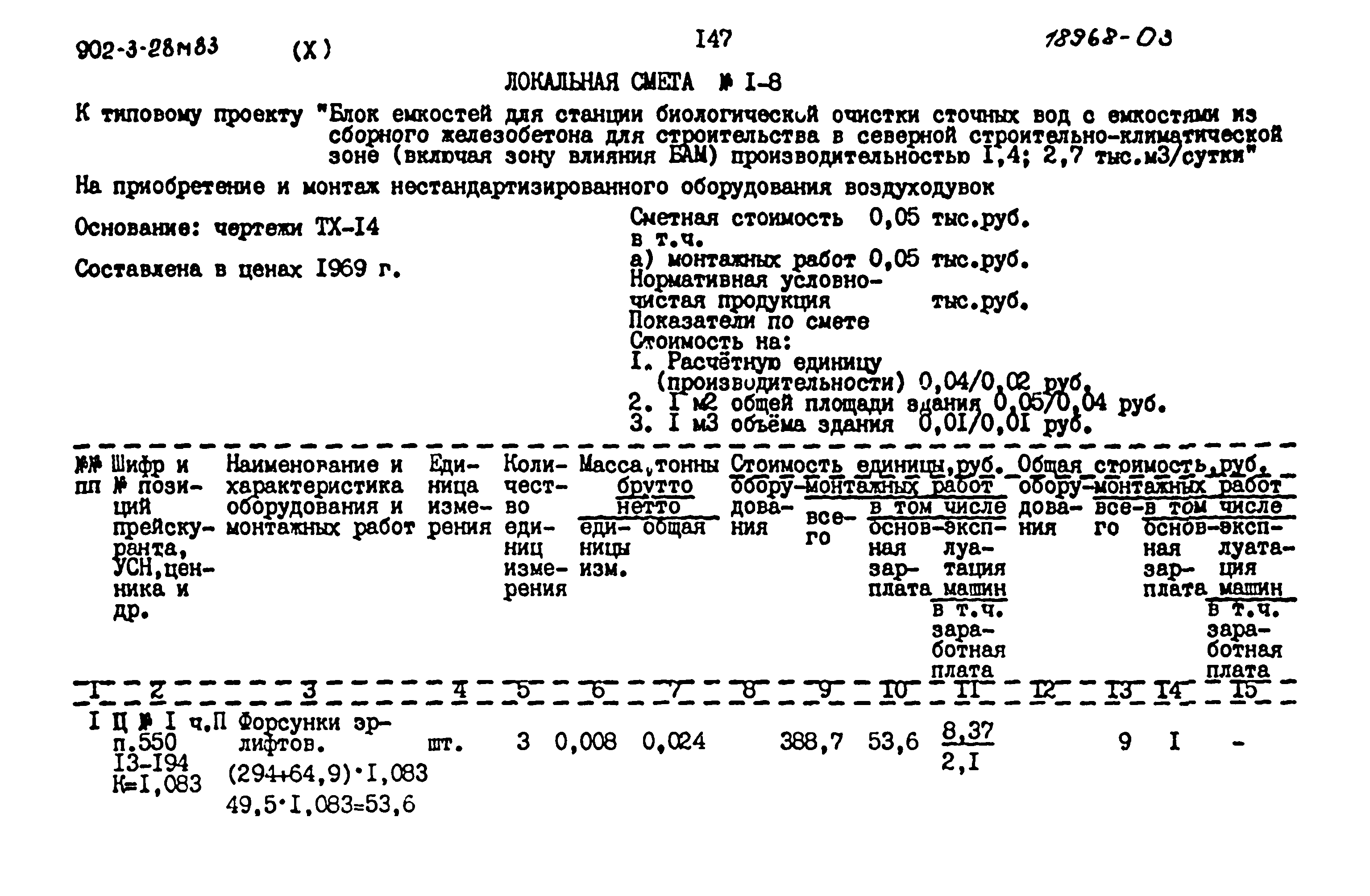 Типовой проект 902-3-28м.83
