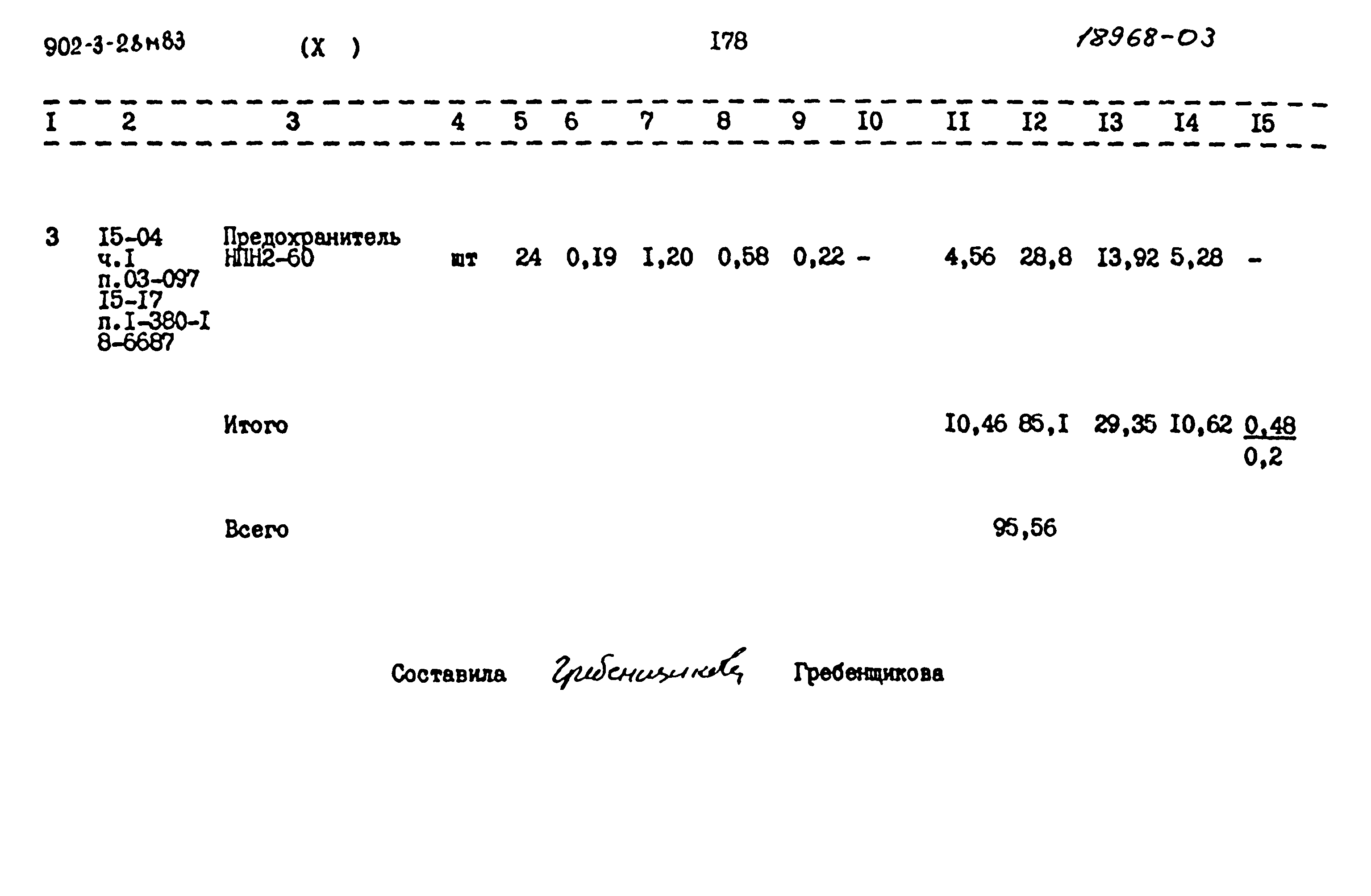 Типовой проект 902-3-28м.83