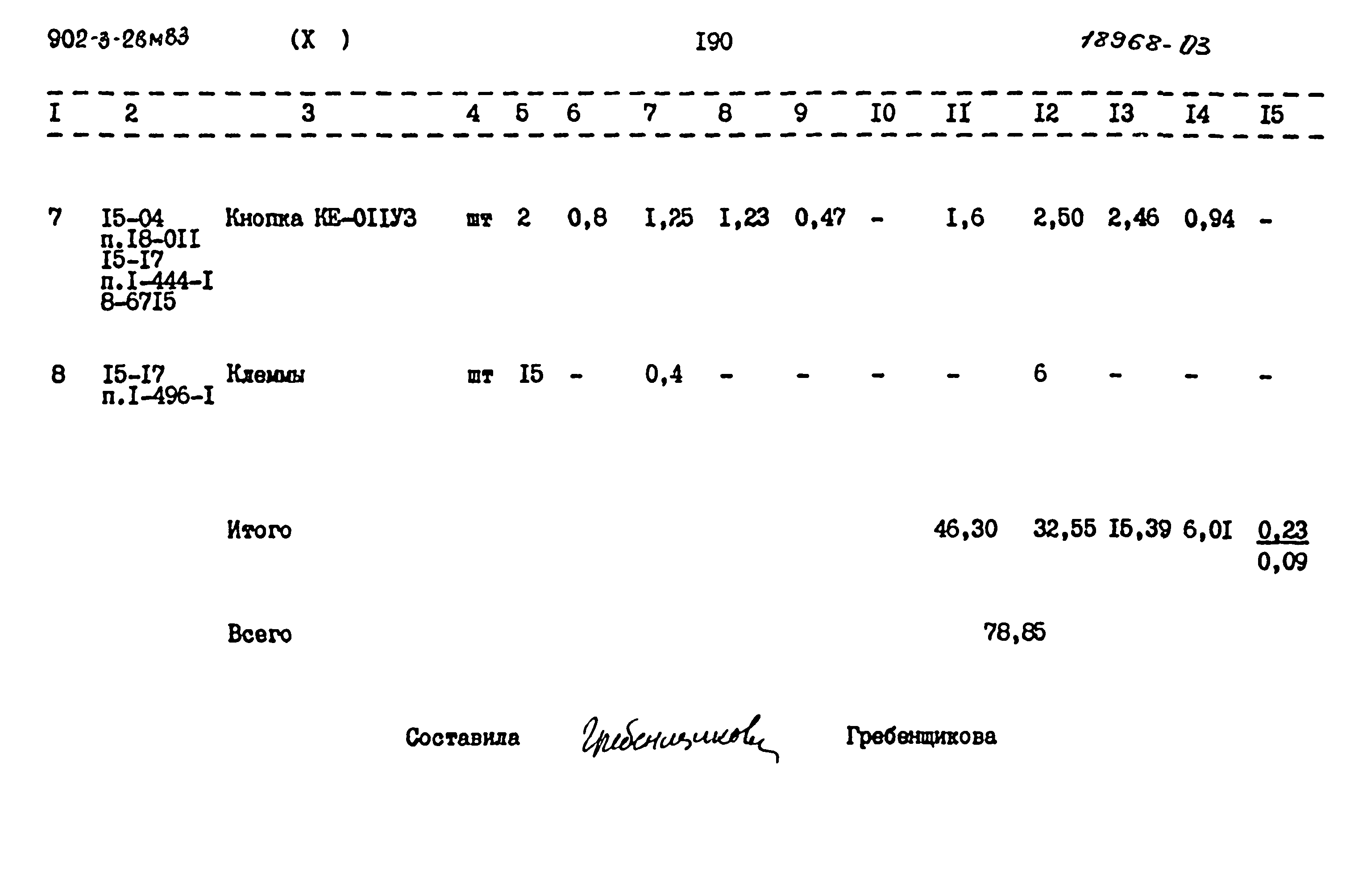 Типовой проект 902-3-28м.83