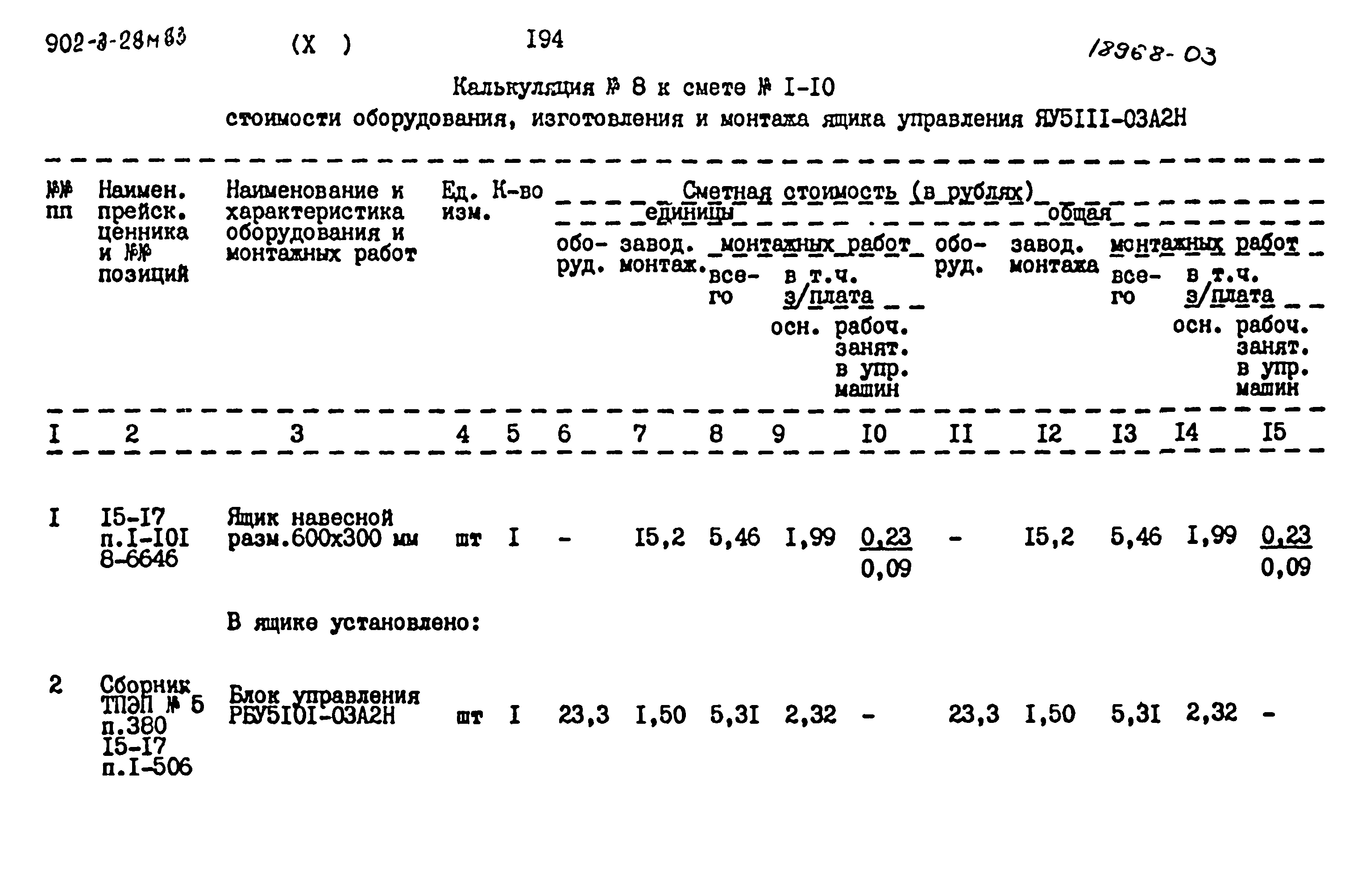 Типовой проект 902-3-28м.83