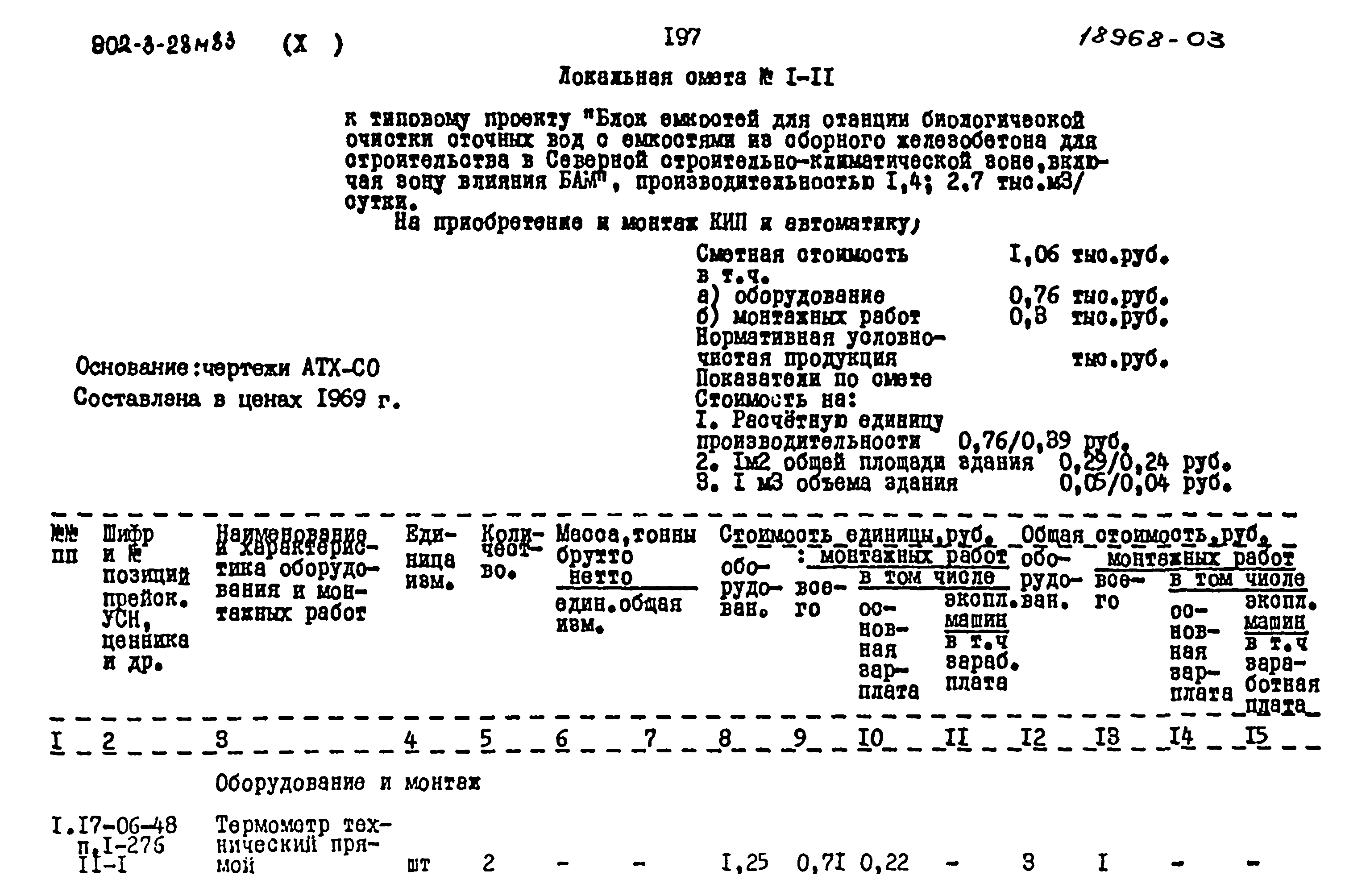 Типовой проект 902-3-28м.83
