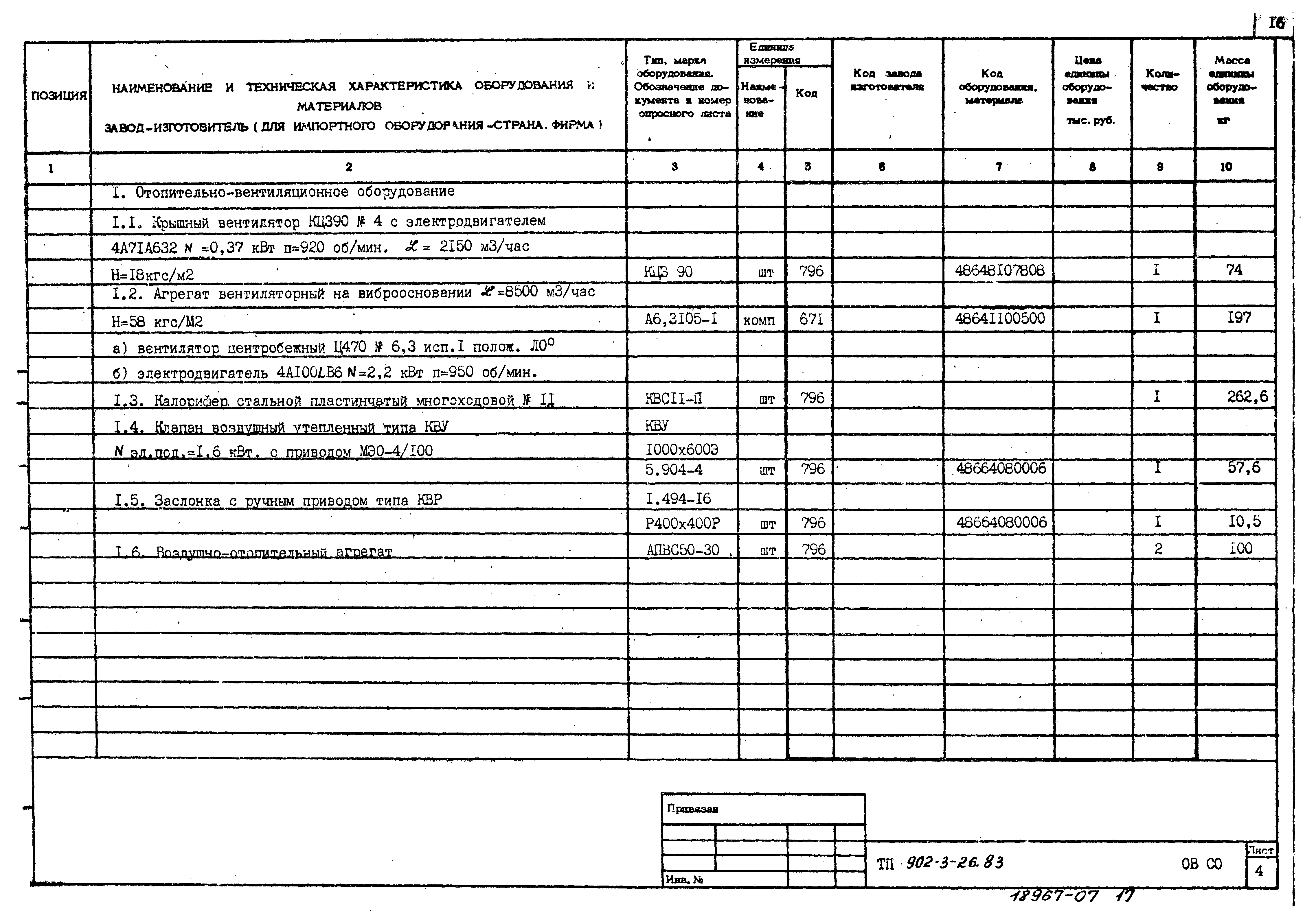 Типовой проект 902-3-28м.83