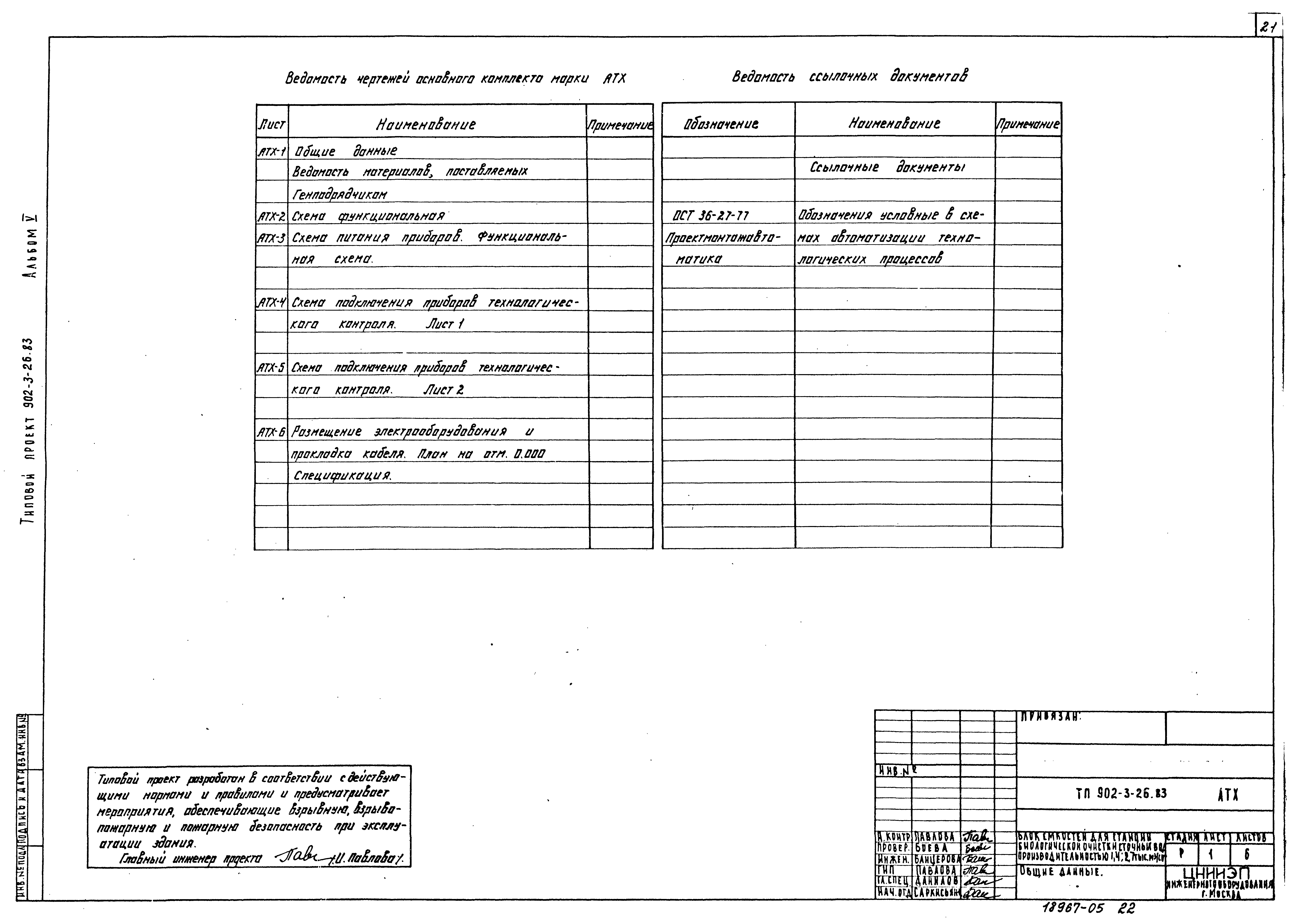 Типовой проект 902-3-28м.83