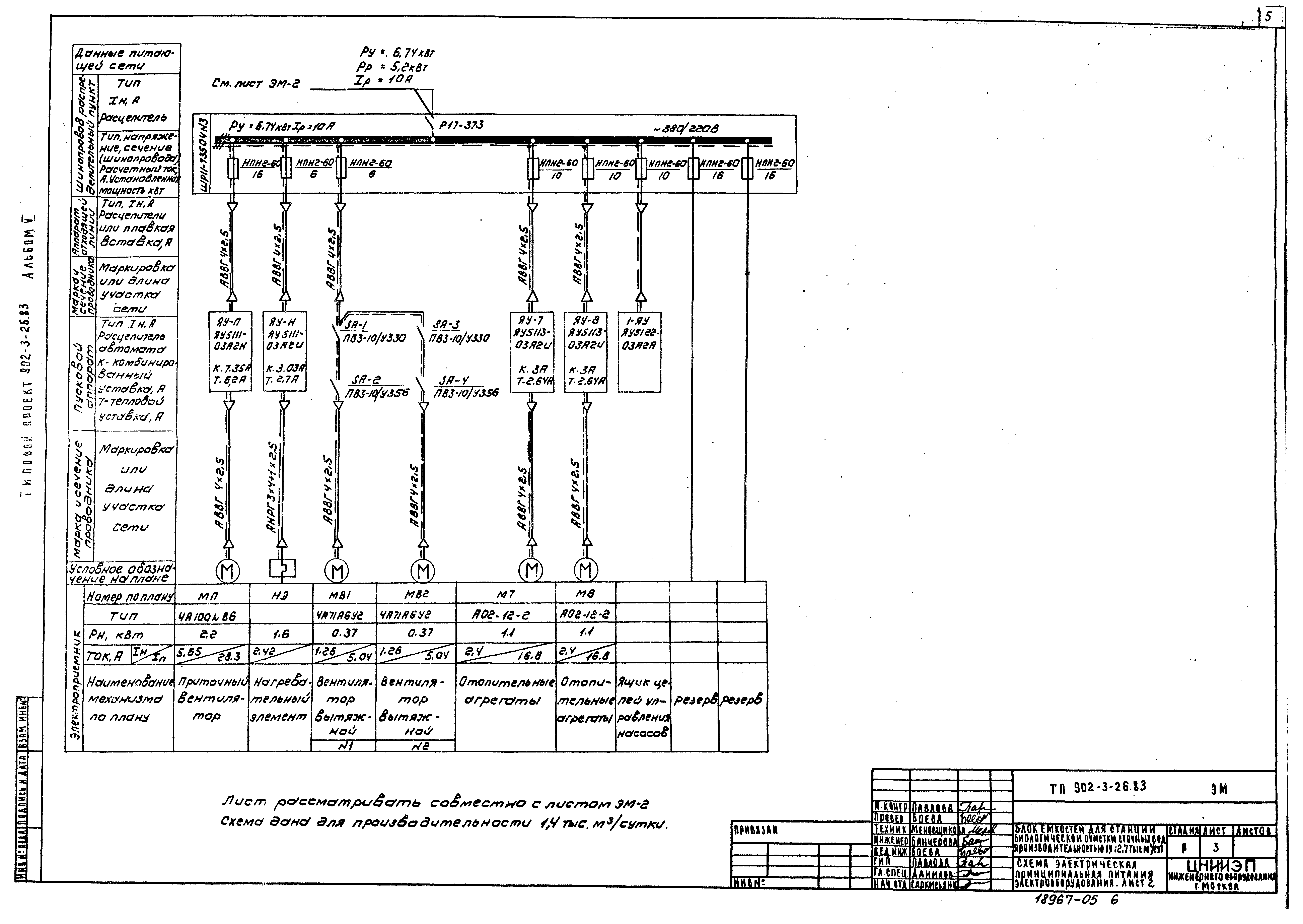 Типовой проект 902-3-28м.83