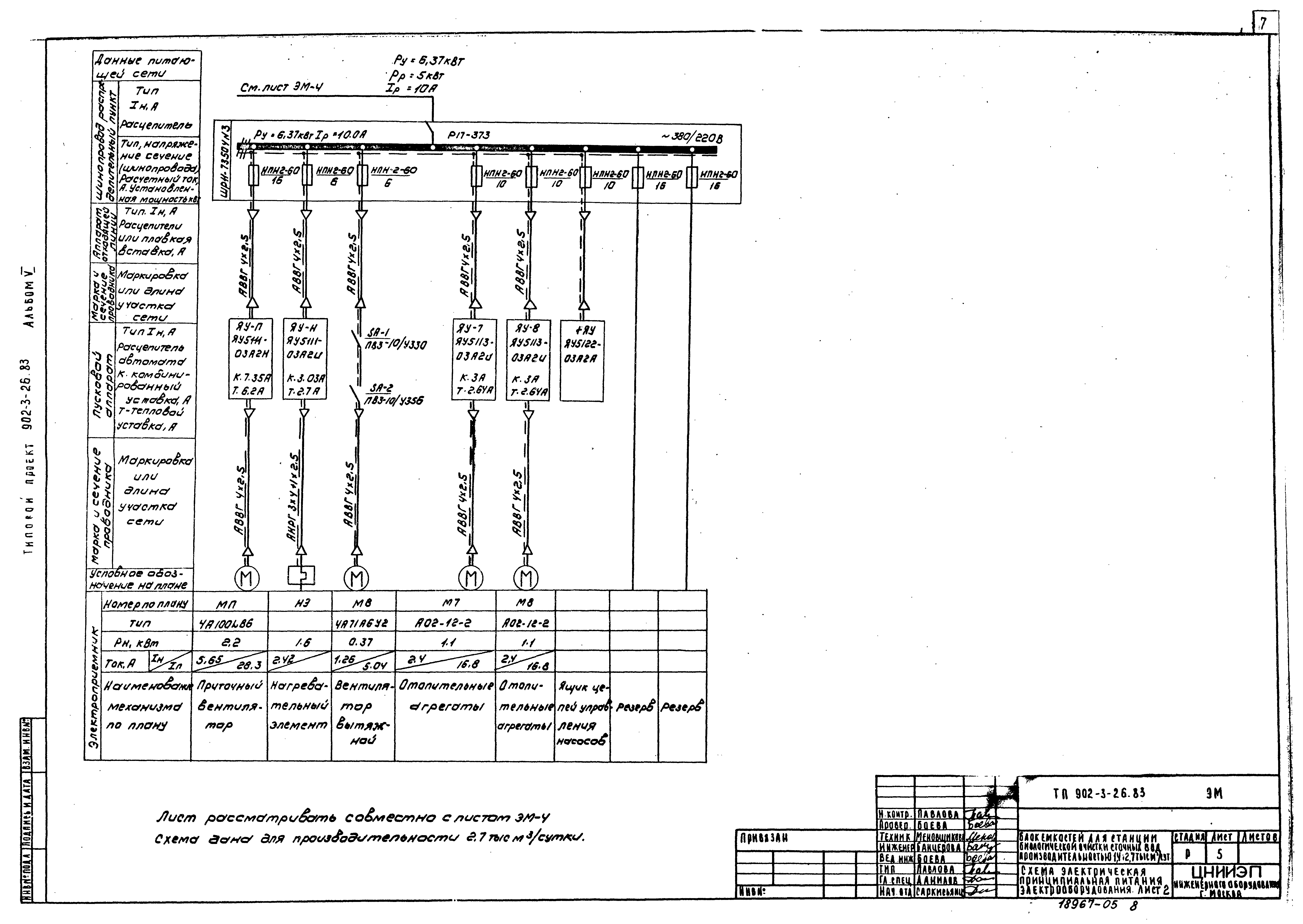 Типовой проект 902-3-28м.83
