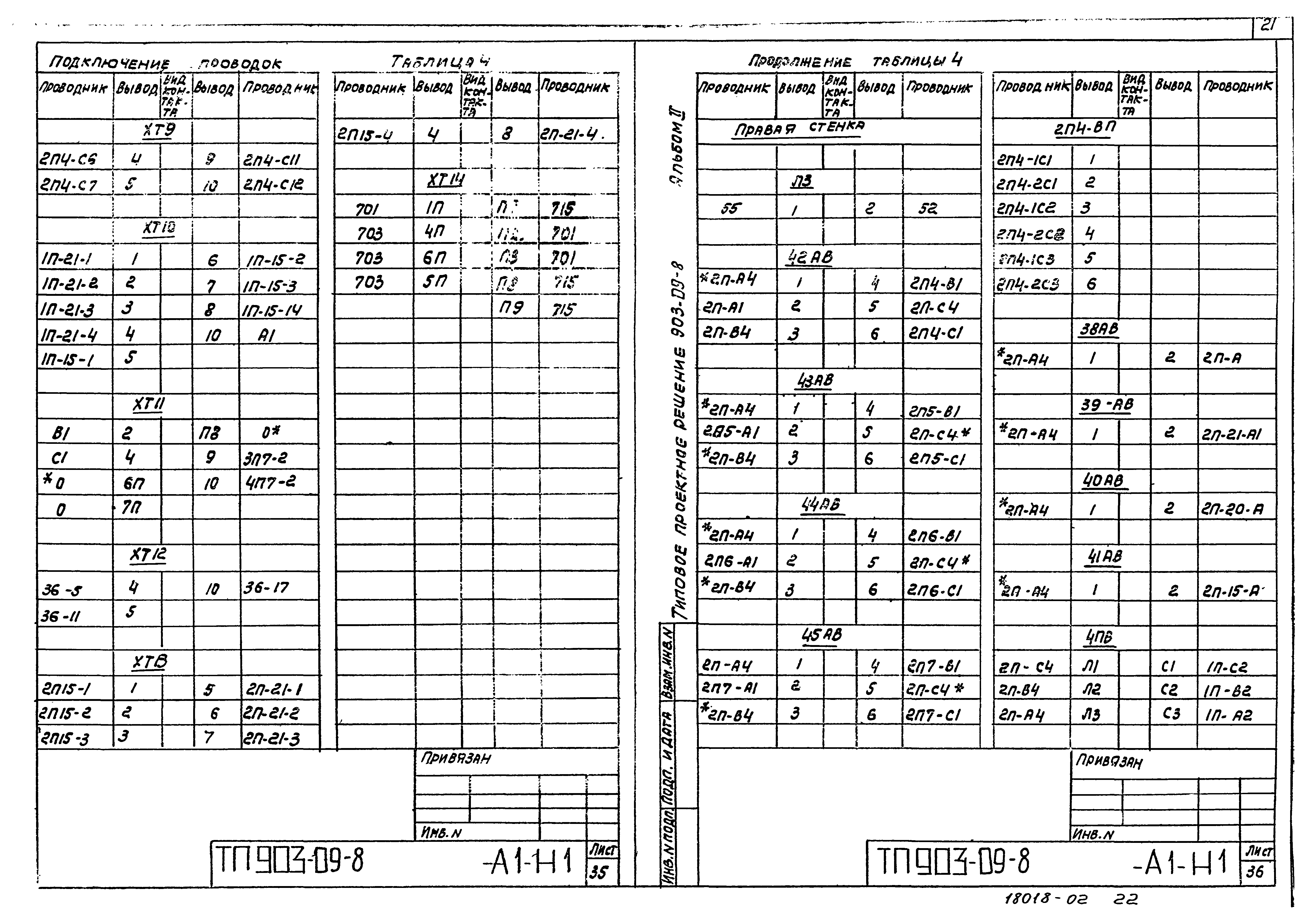 Типовые проектные решения 903-09-8