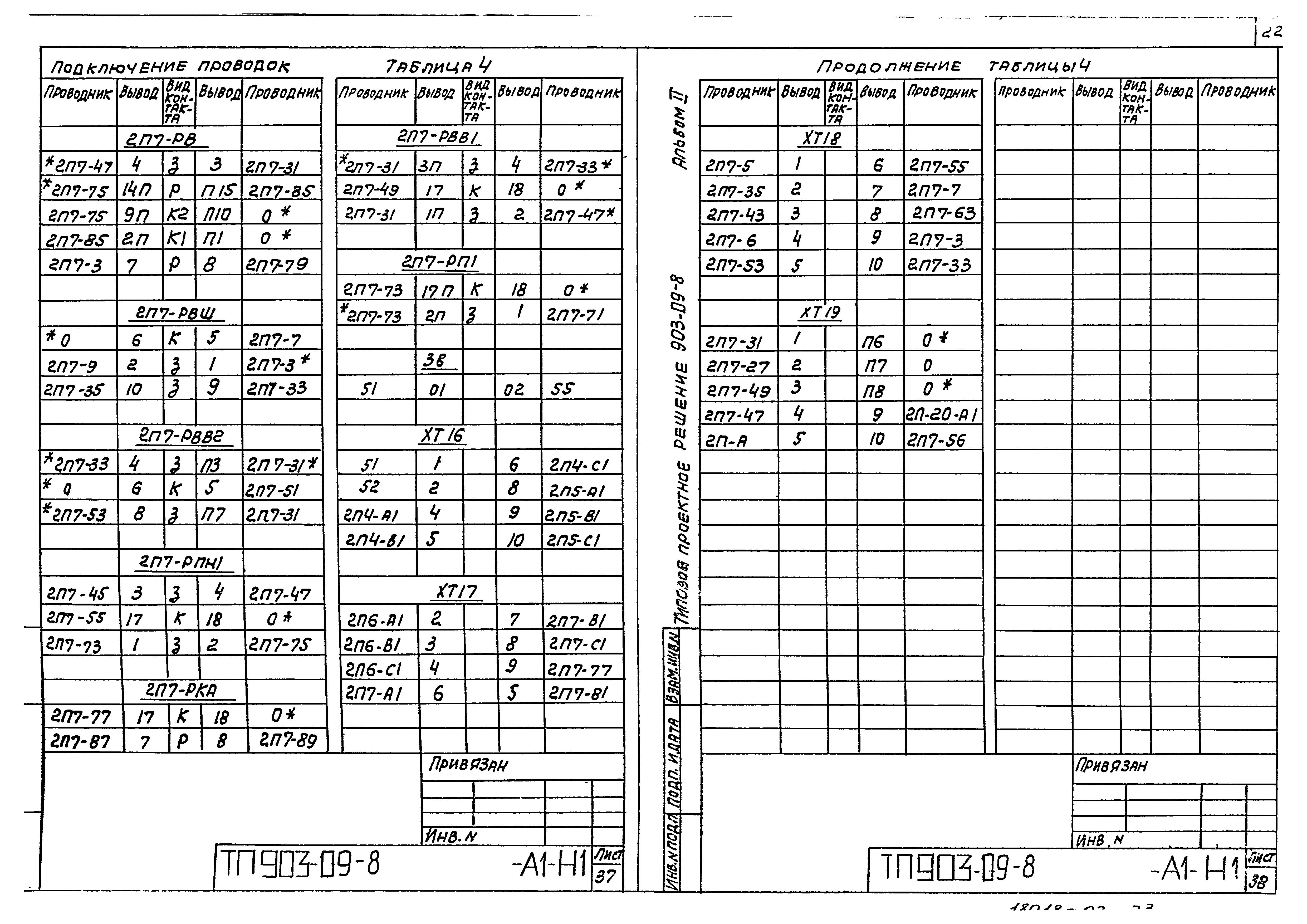 Типовые проектные решения 903-09-8