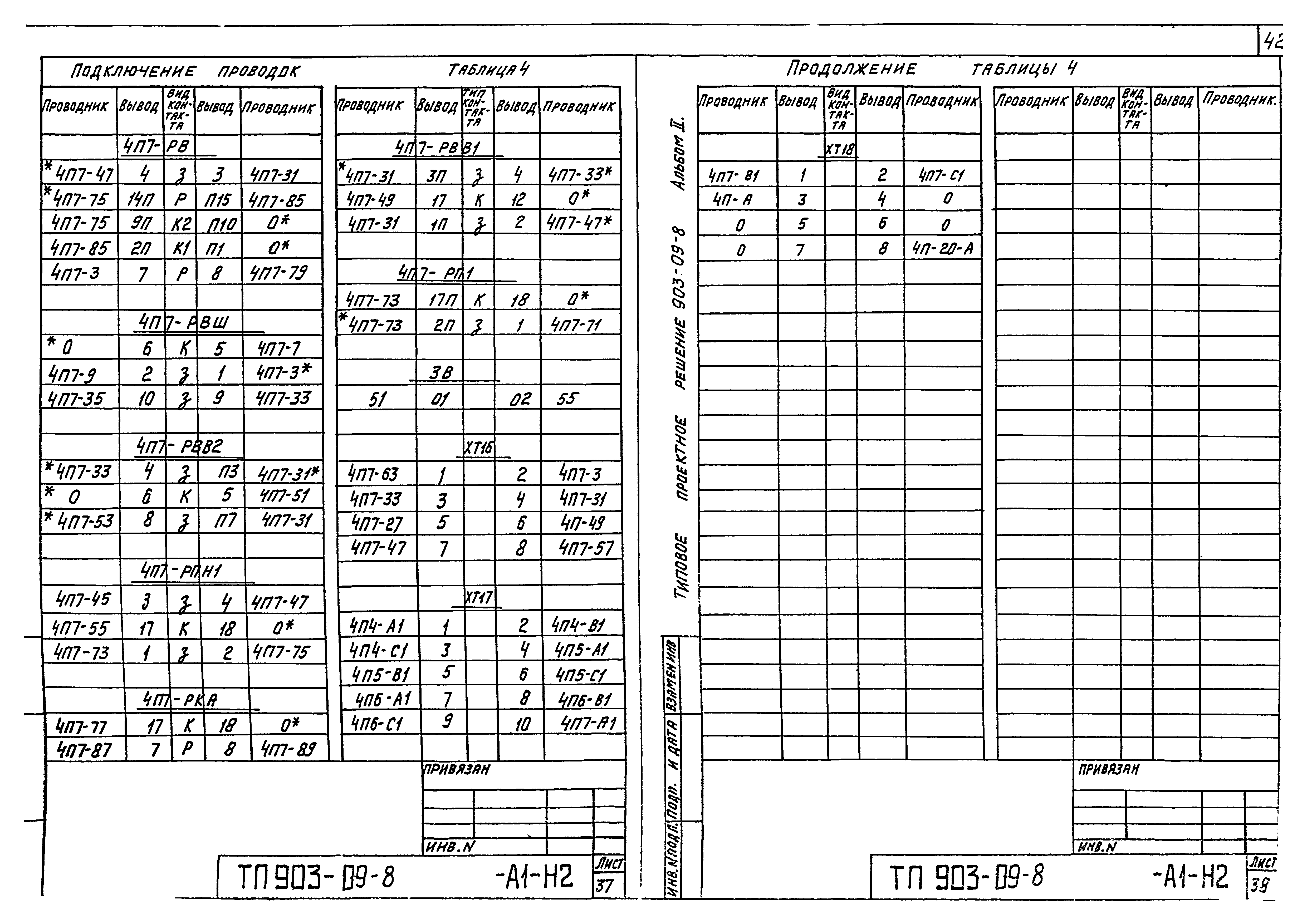 Типовые проектные решения 903-09-8