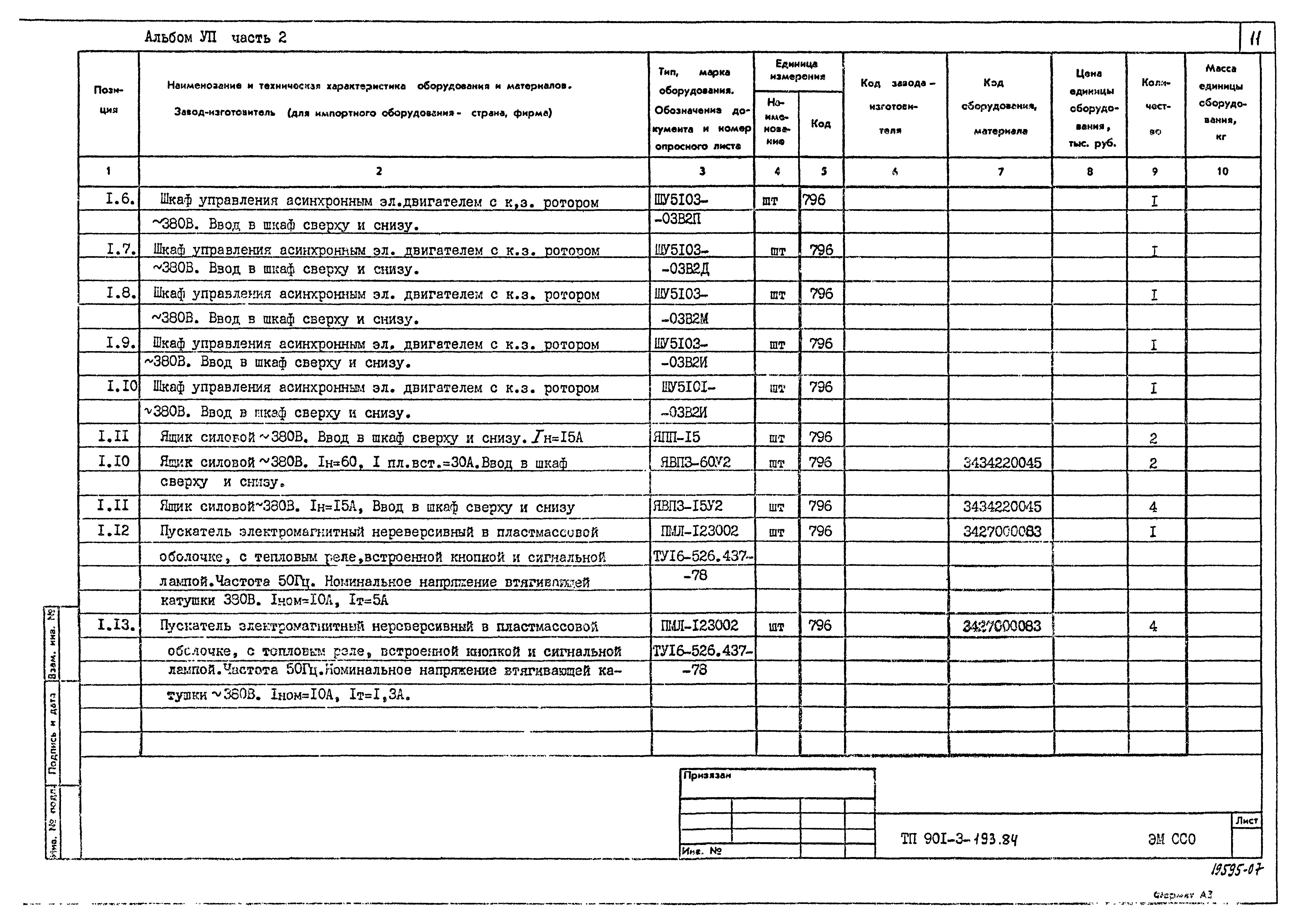 Типовой проект 901-3-193.84