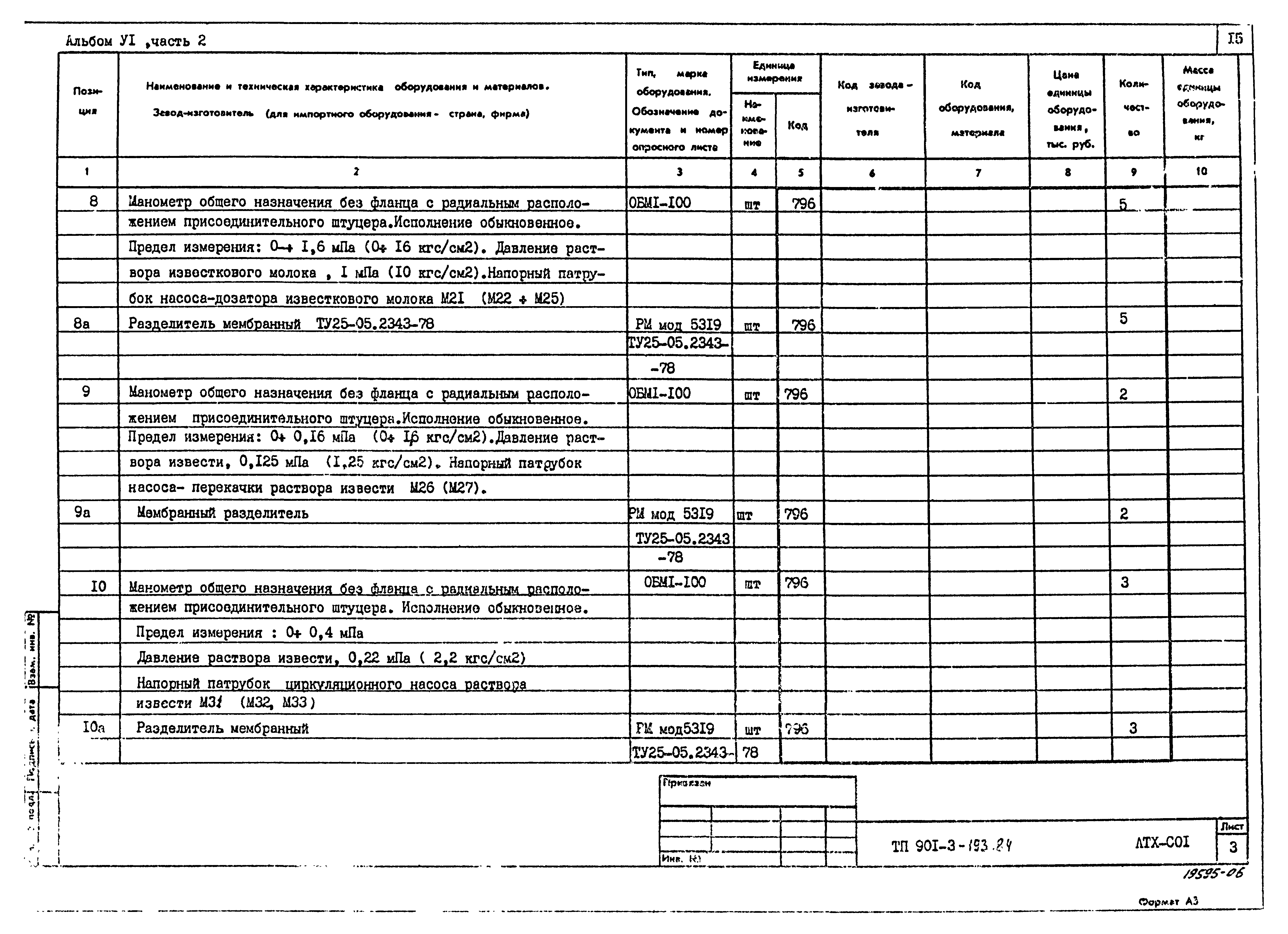 Типовой проект 901-3-193.84