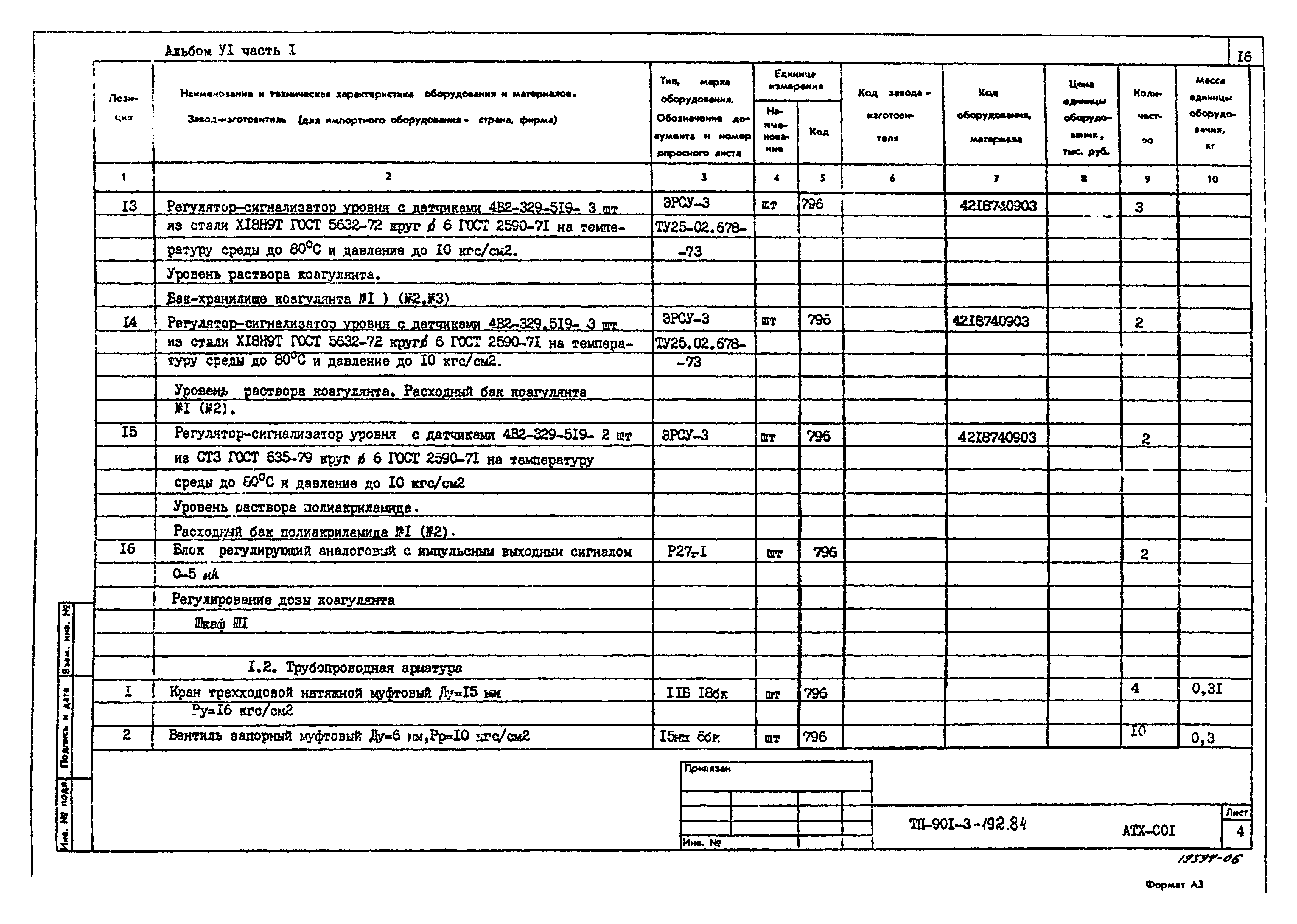 Типовой проект 901-3-193.84